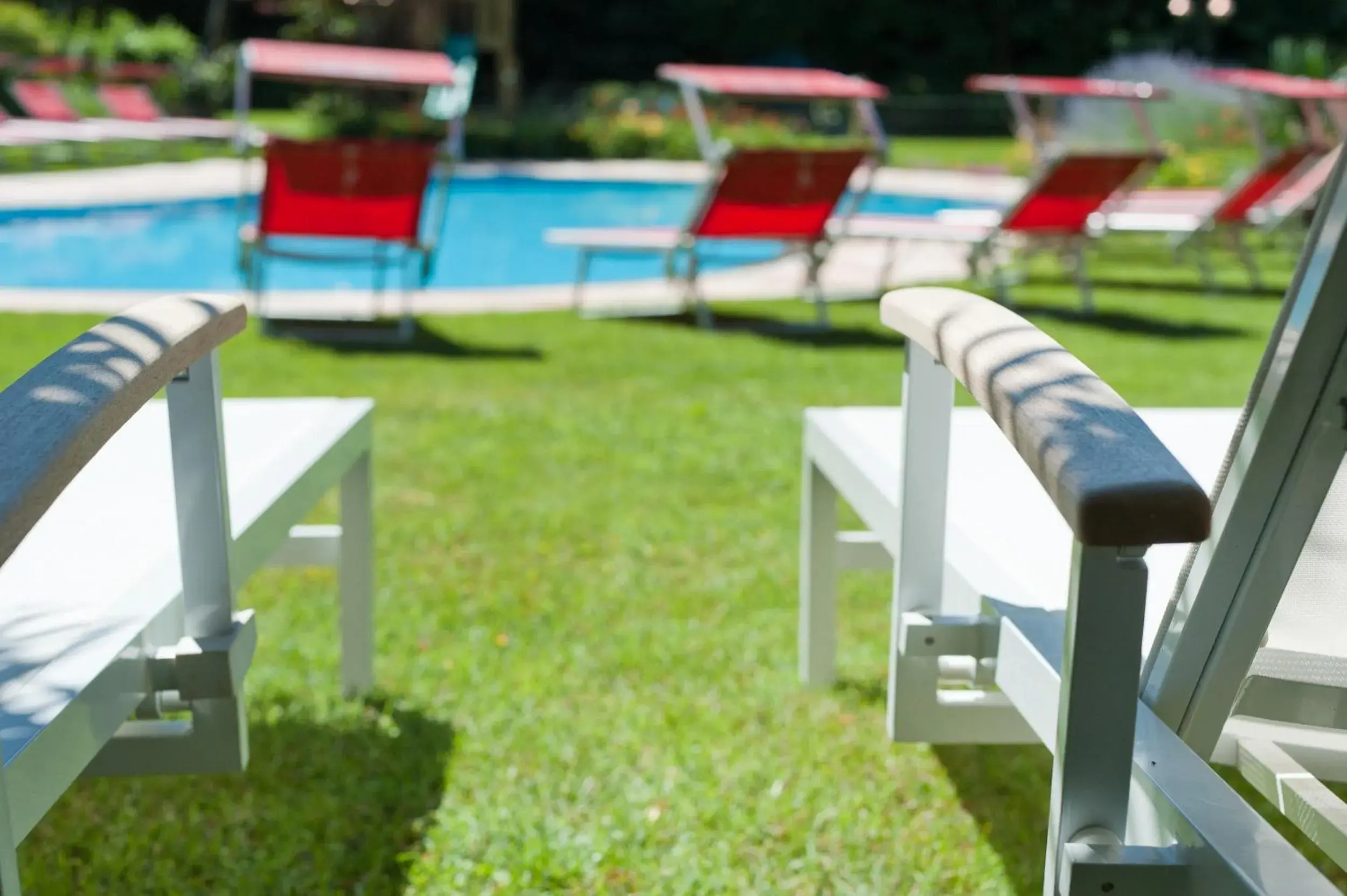 Garden, Swimming Pool in Business Resort Parkhotel Werth