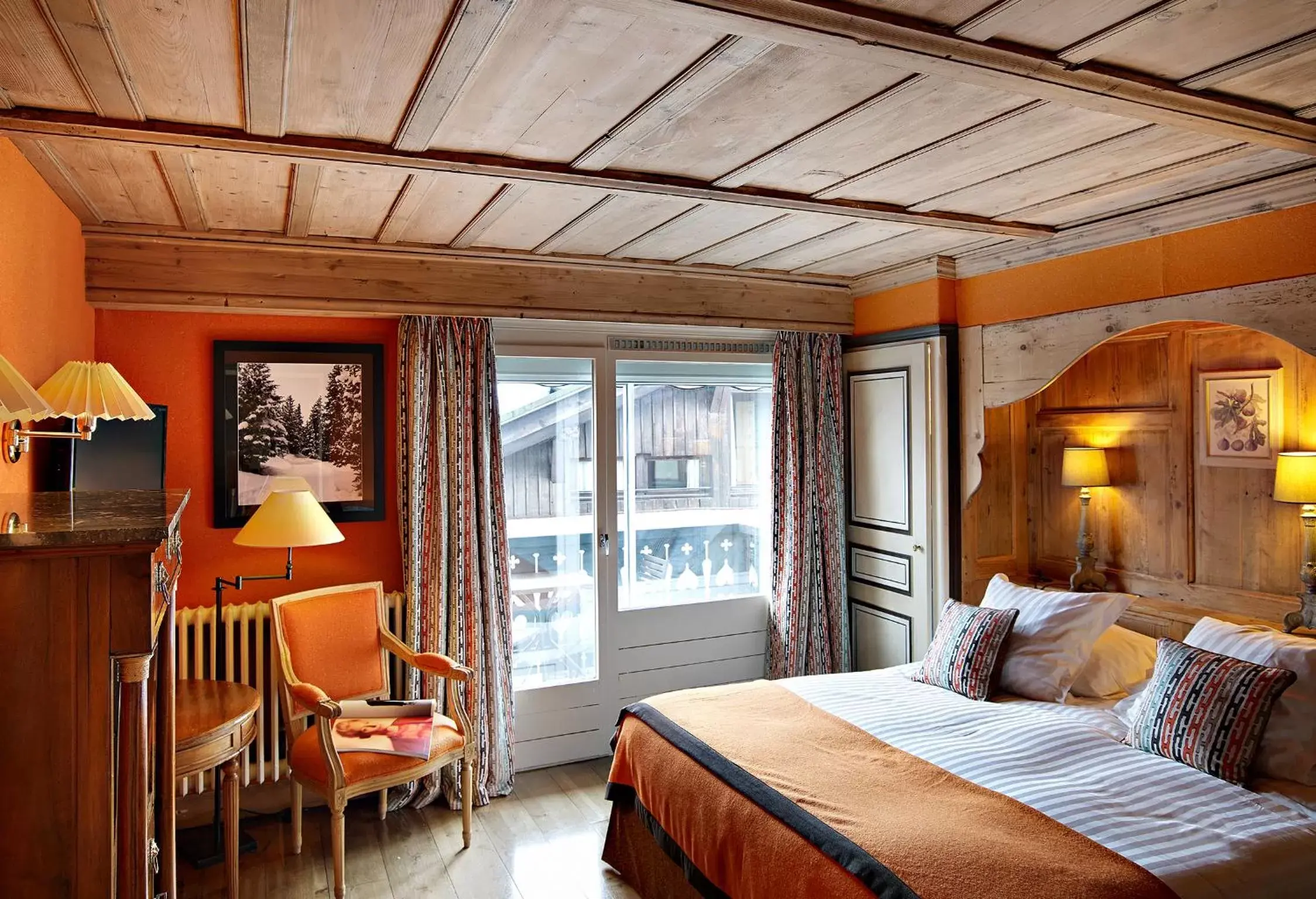 Bedroom in Hotel Mont Blanc Megève
