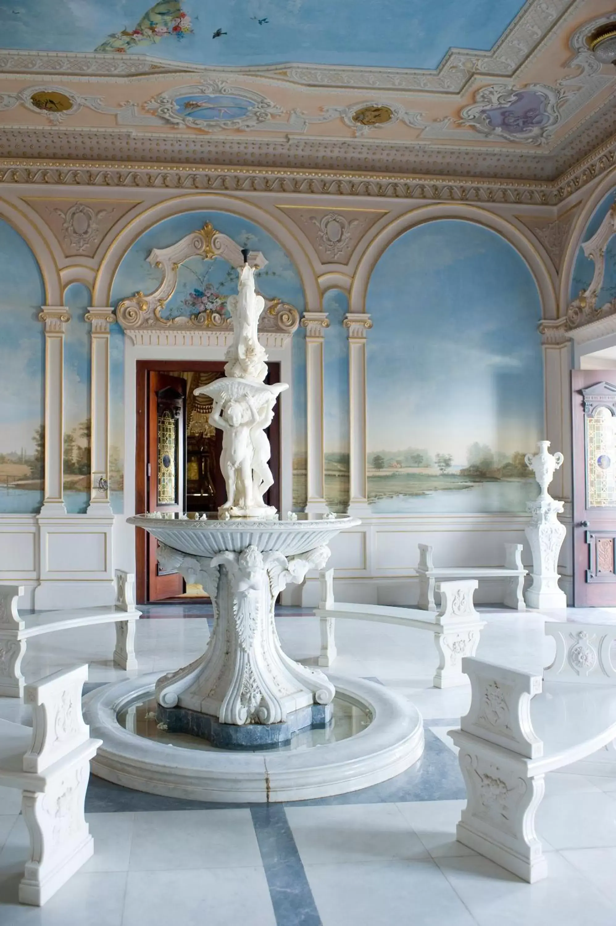 Decorative detail, Banquet Facilities in Taj Falaknuma Palace