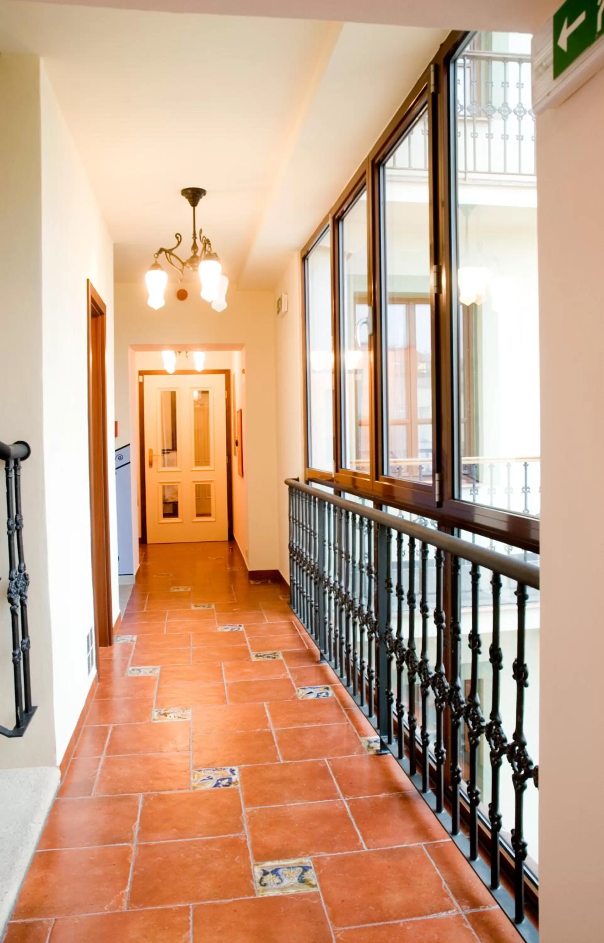 Decorative detail in Arkada Hotel Praha