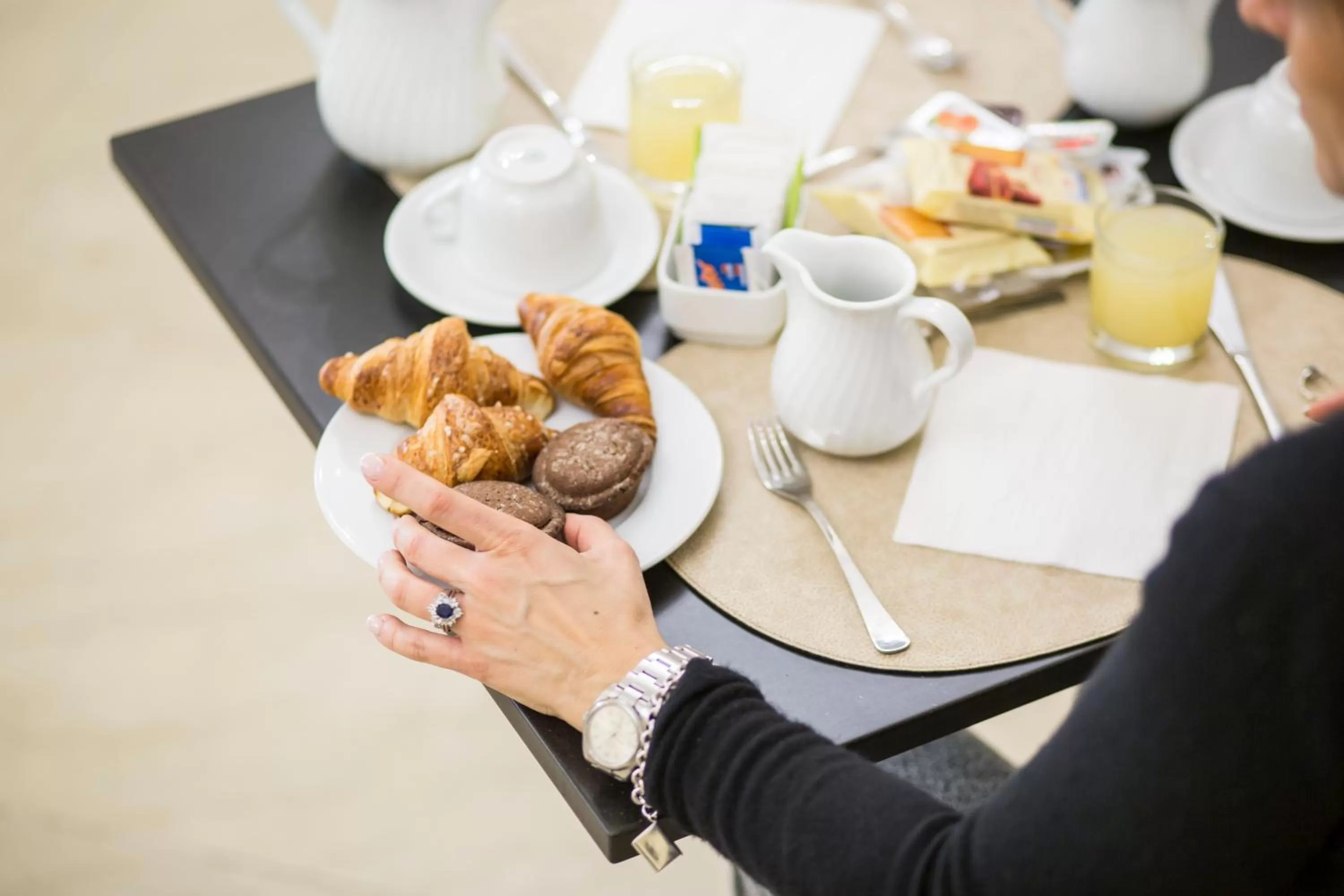 Buffet breakfast in Hotel Napoleon