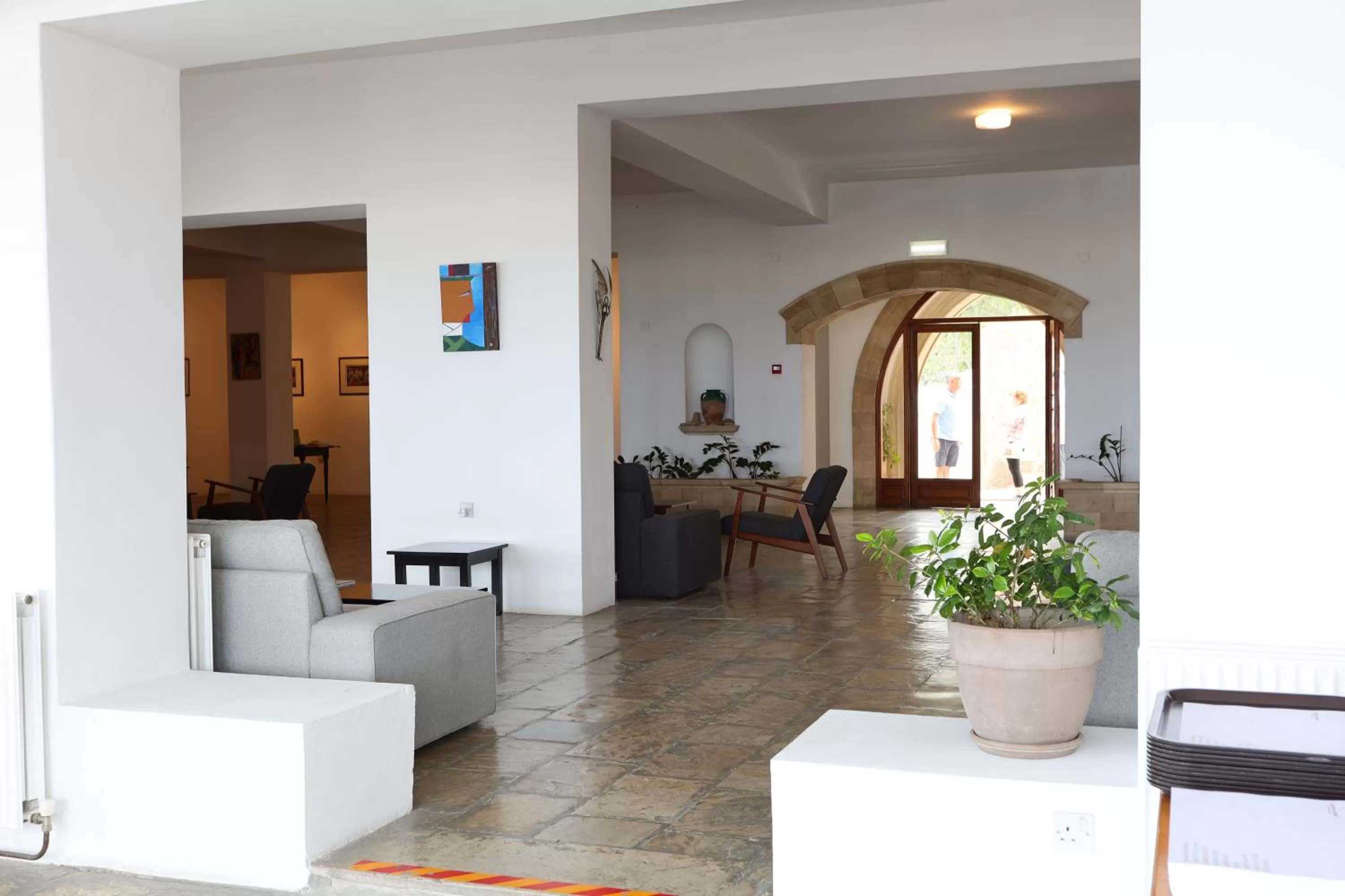 Lobby or reception in Axiothea Hotel