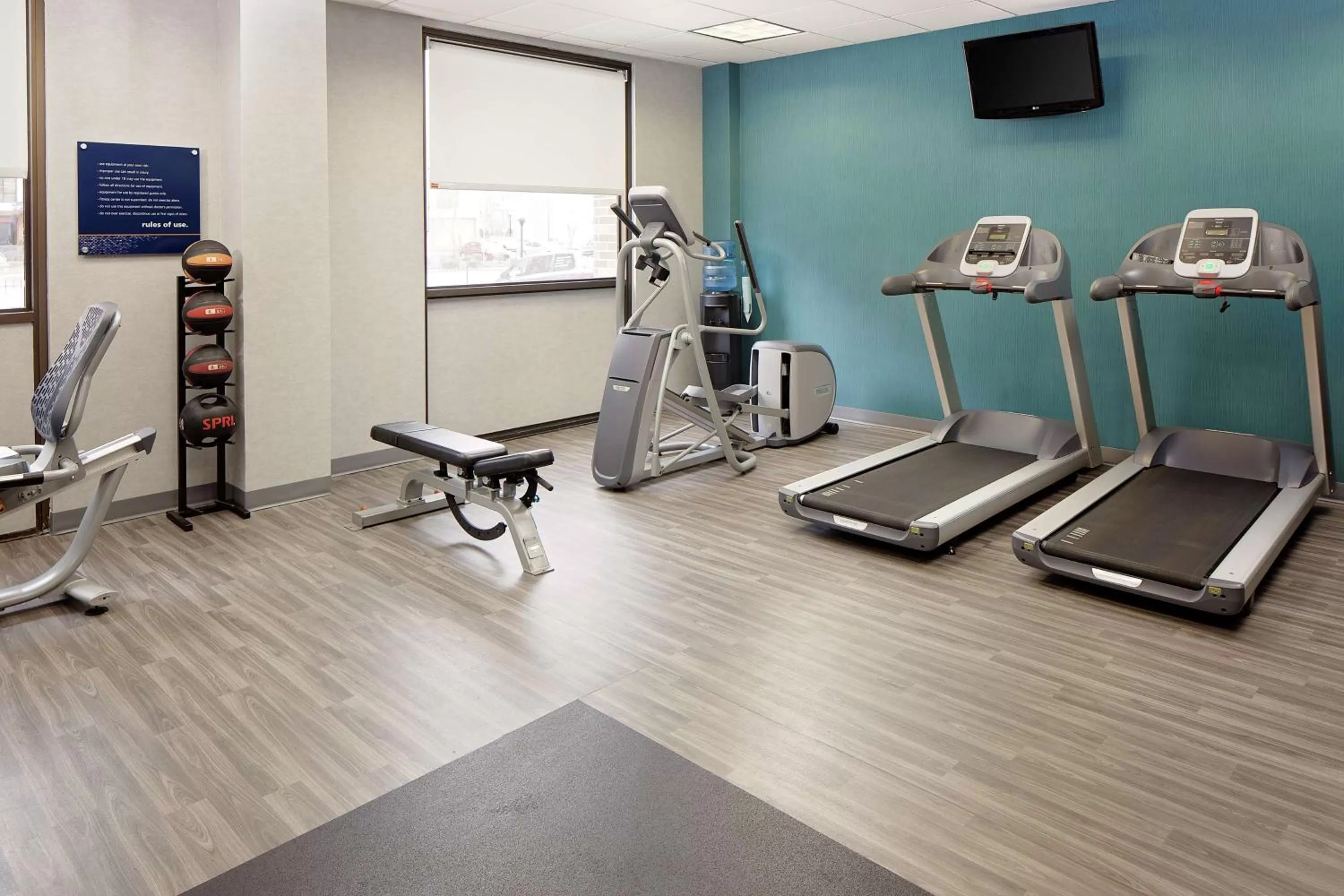 Fitness centre/facilities in Hampton Inn Louisville Downtown