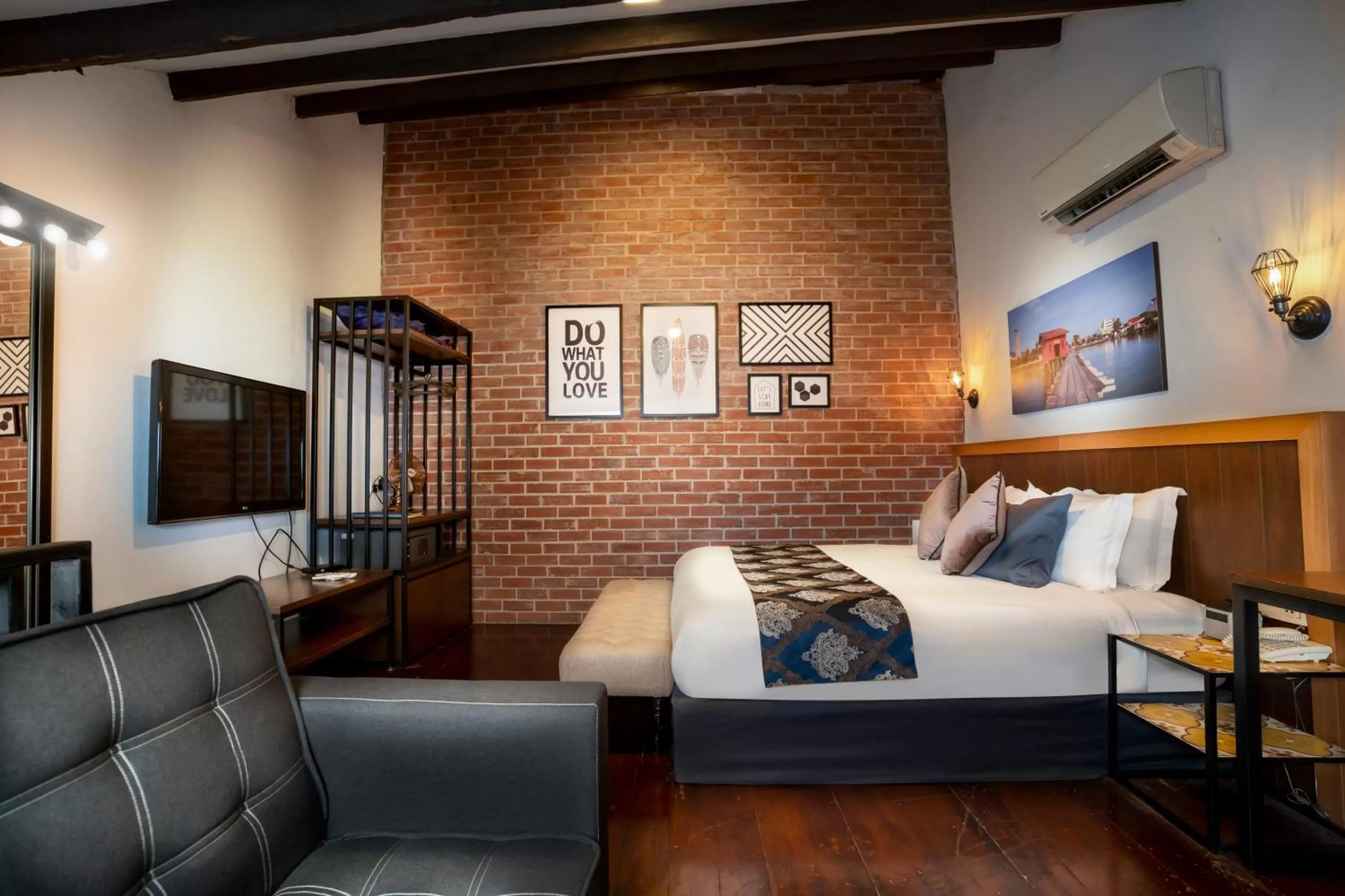 Bedroom in RARE Heritage House