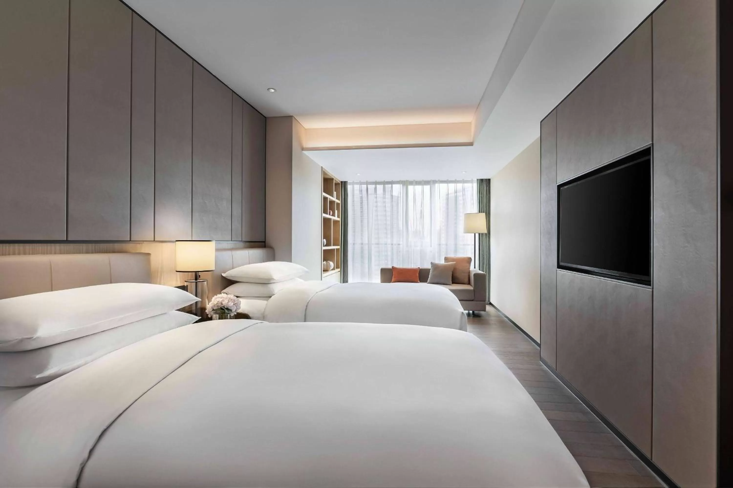 Bedroom, Bed in Marriott Executive Apartments Chongqing