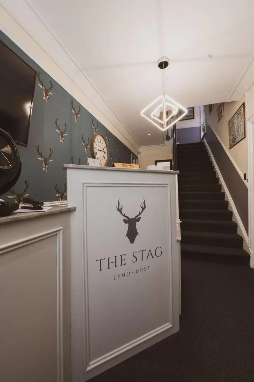Lobby or reception, Lobby/Reception in The Stag Hotel, Restaurant and Bar
