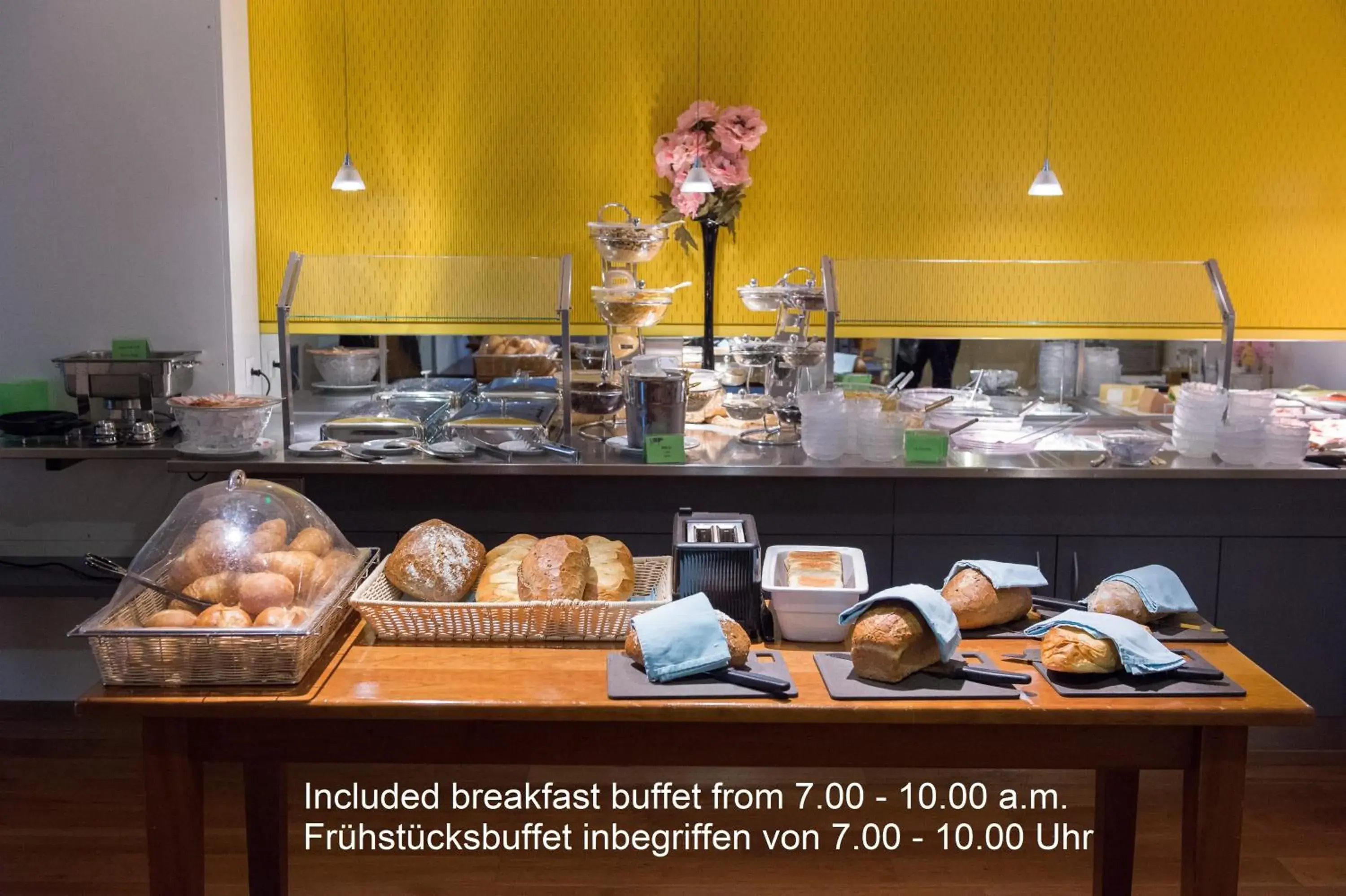 Continental breakfast in Stella Swiss Quality Hotel