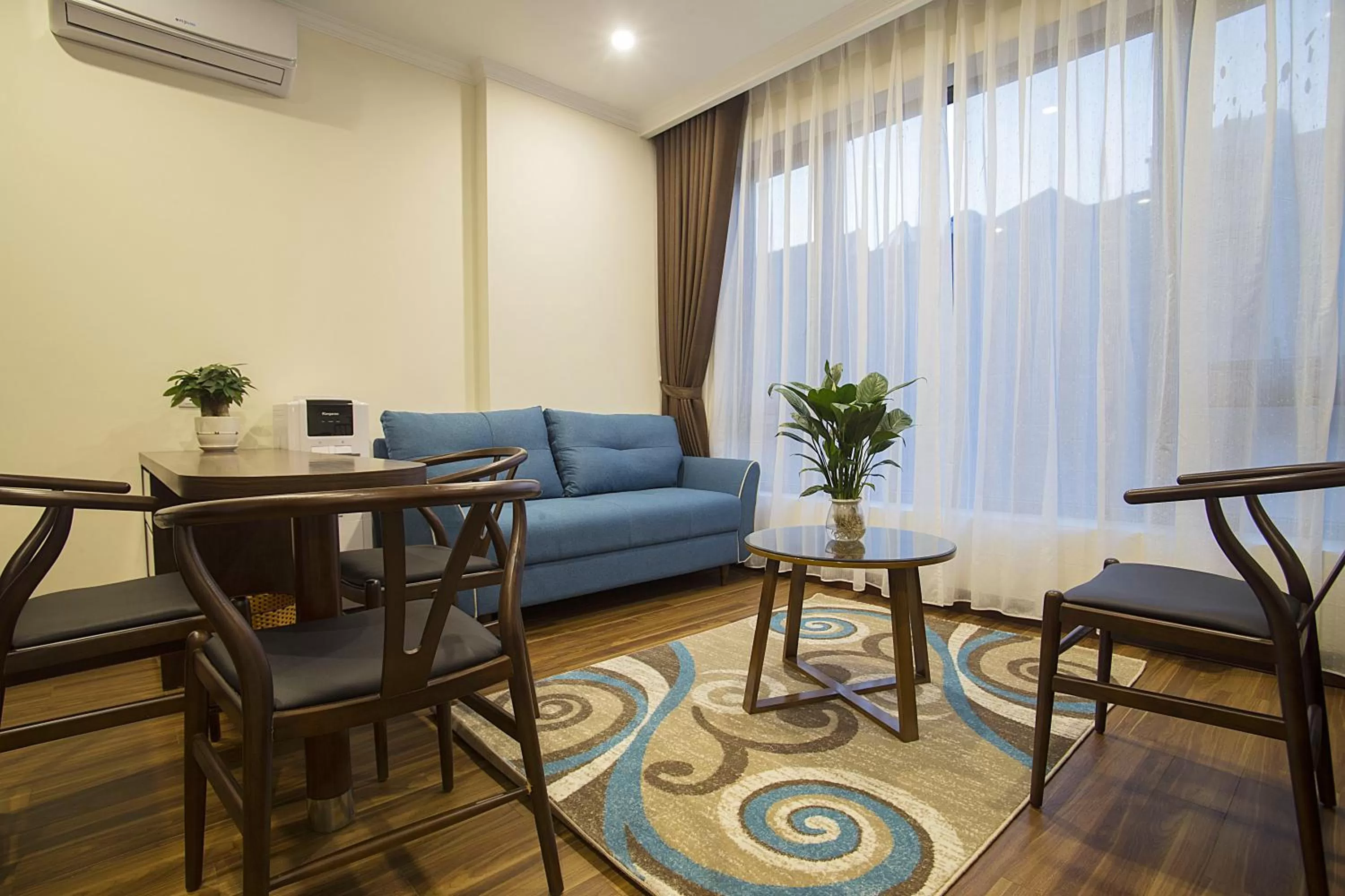 Living room in Newsky Serviced Apartment