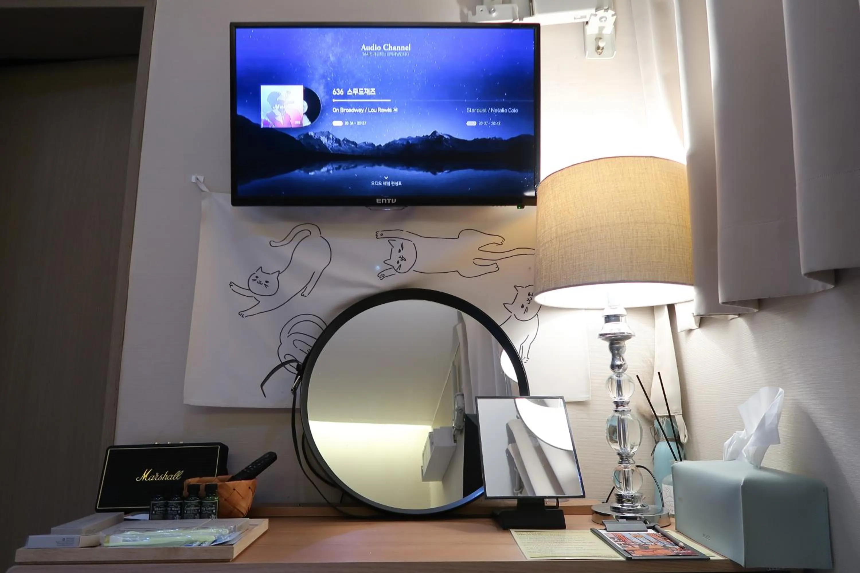 TV and multimedia in Andong Poong-gyung HOSTEL n LIBRARY