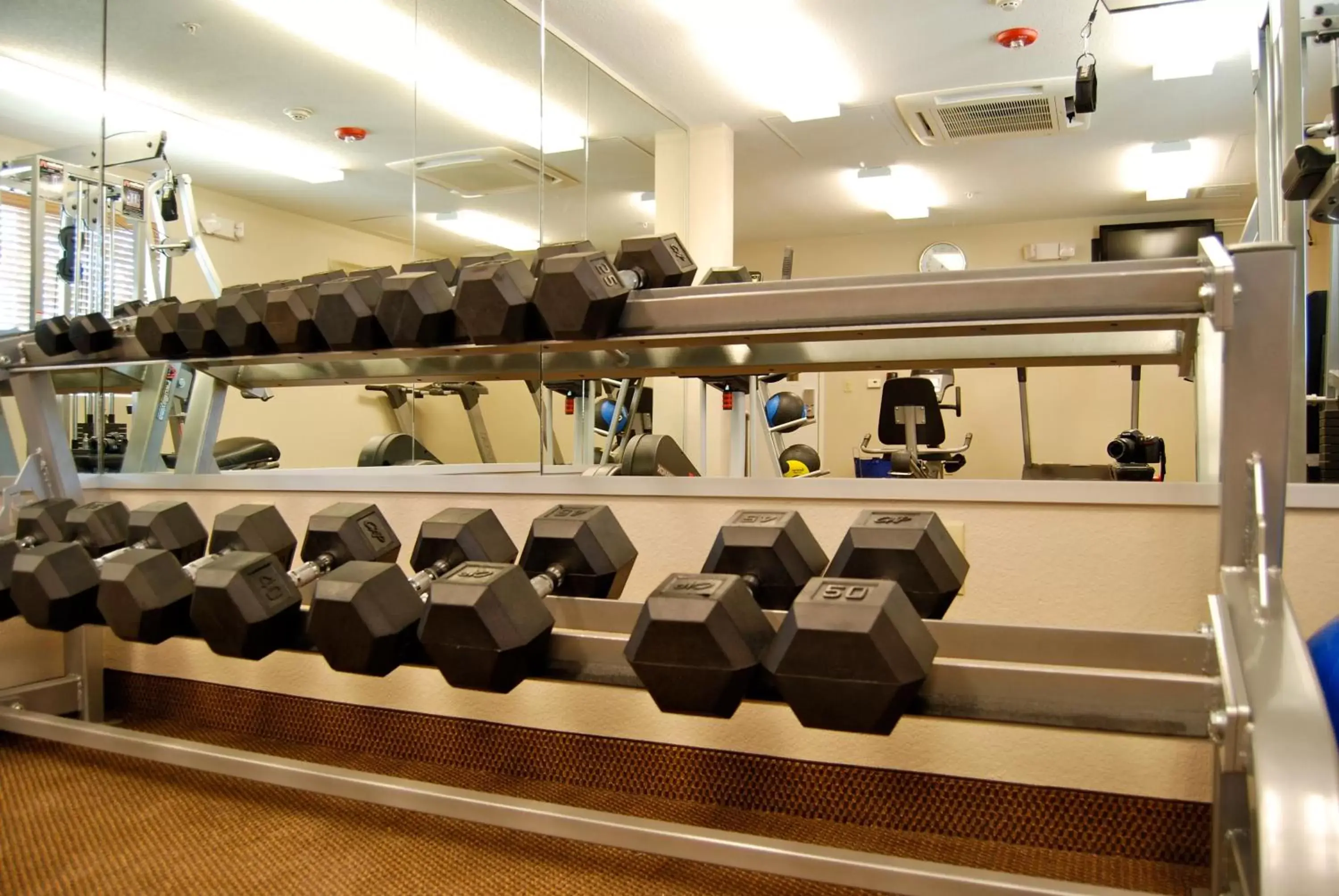 Fitness centre/facilities, Fitness Center/Facilities in Candlewood Suites Turlock, an IHG Hotel