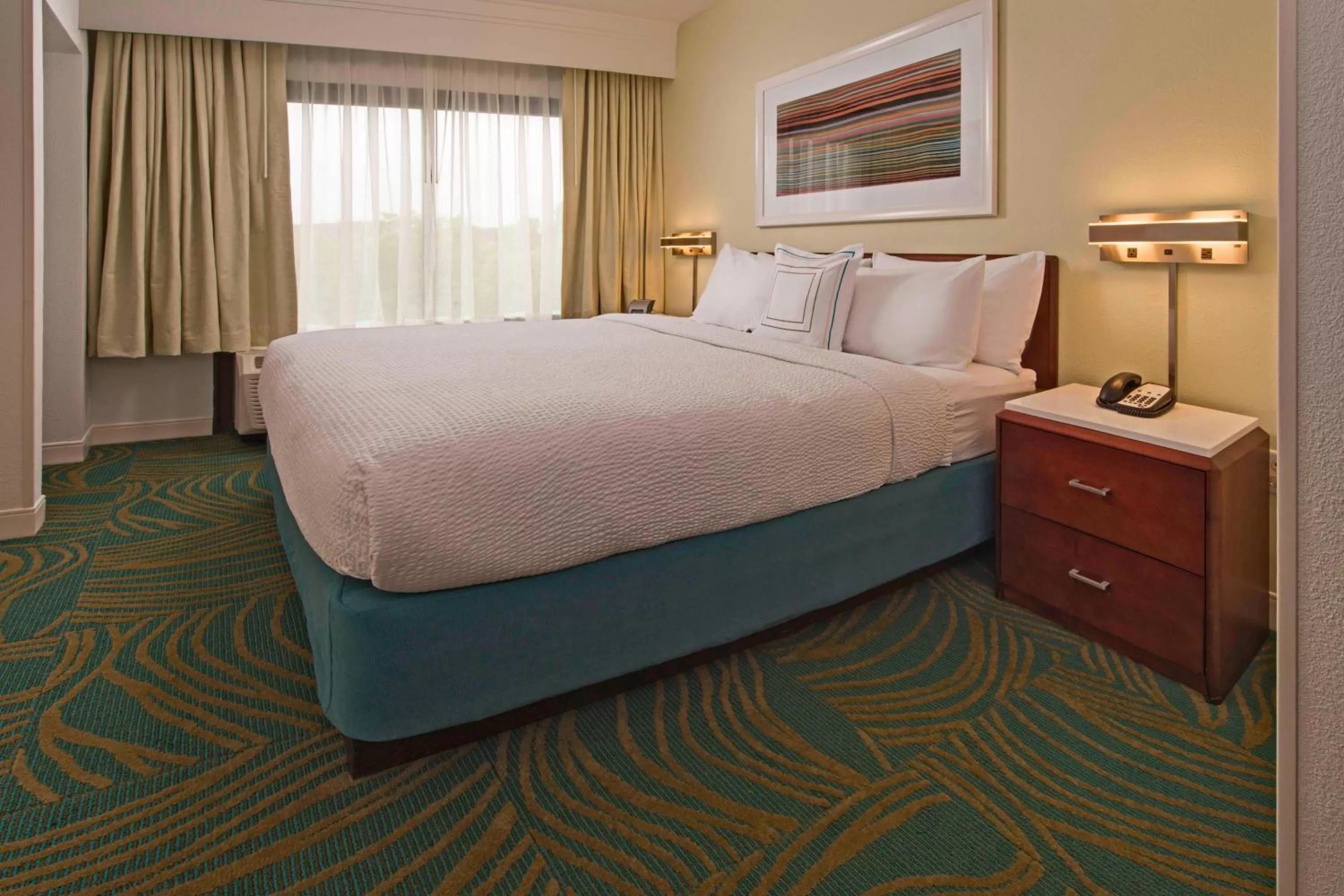 King Suite with Sofa Bed - Hearing Accessible in SpringHill Suites by Marriott Gaithersburg