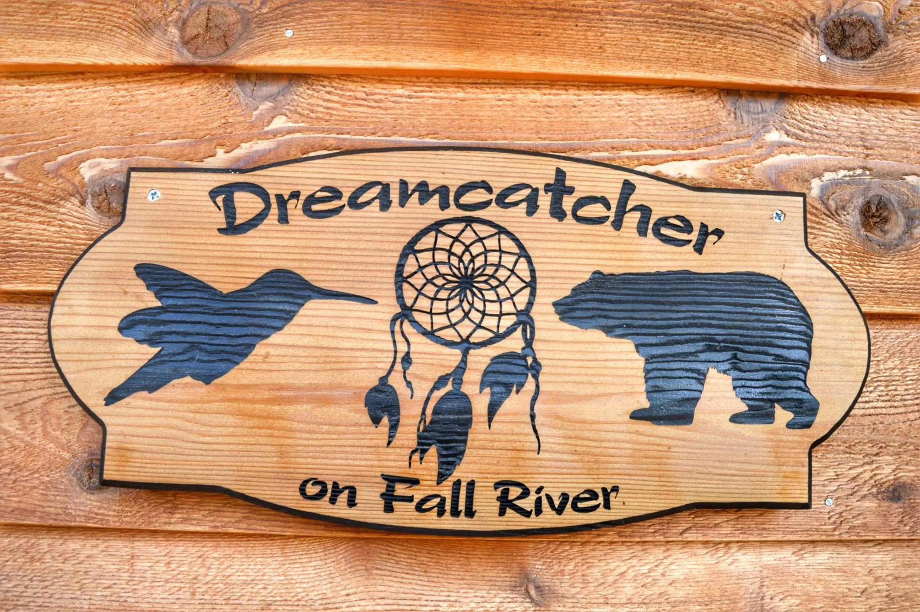 Logo/Certificate/Sign, Property Logo/Sign in The Inn on Fall River & Fall River Cabins