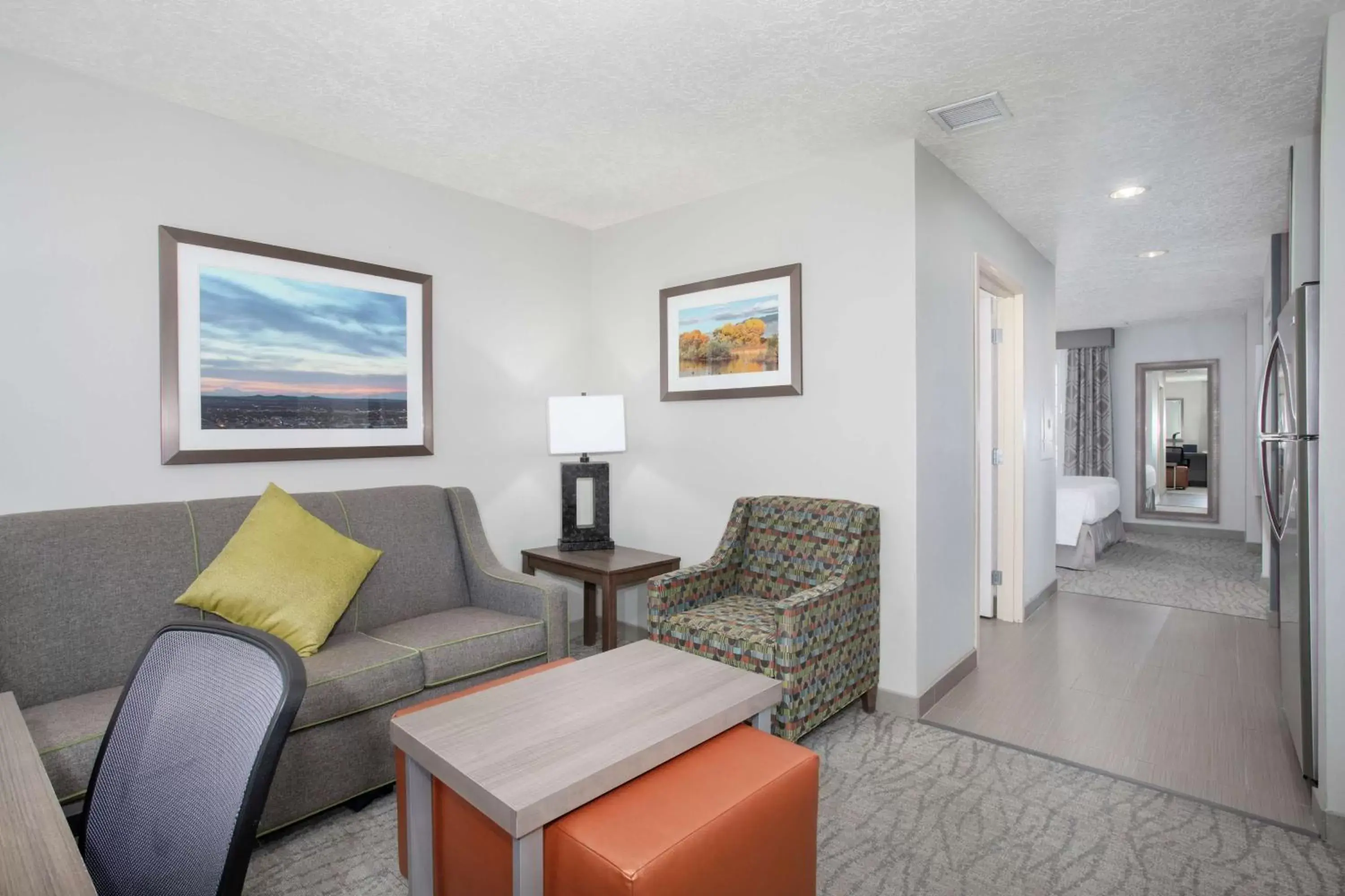 Living room, Seating Area in Homewood Suites by Hilton Albuquerque-Journal Center