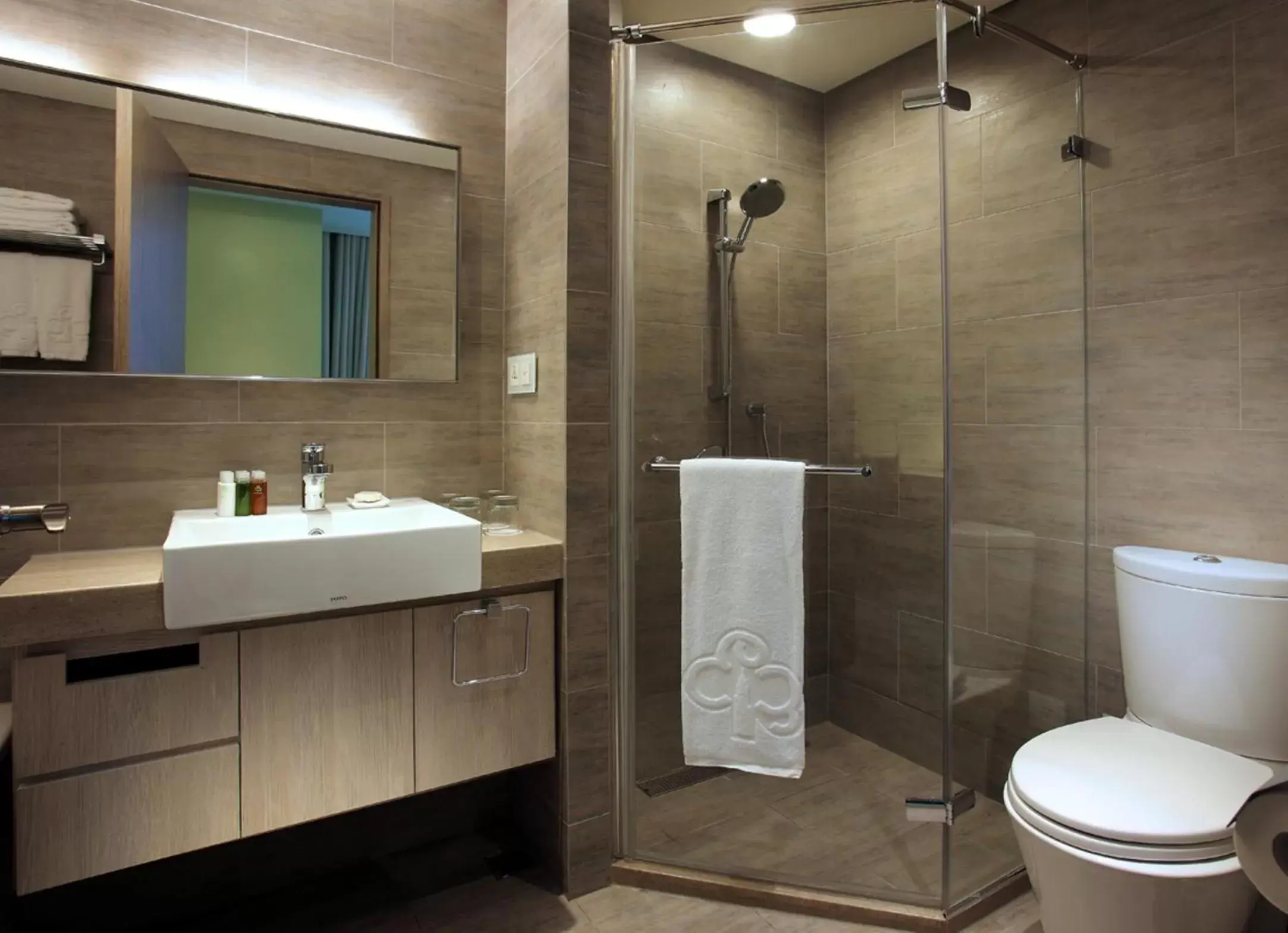 Bathroom in Park City Hotel - Luzhou Taipei