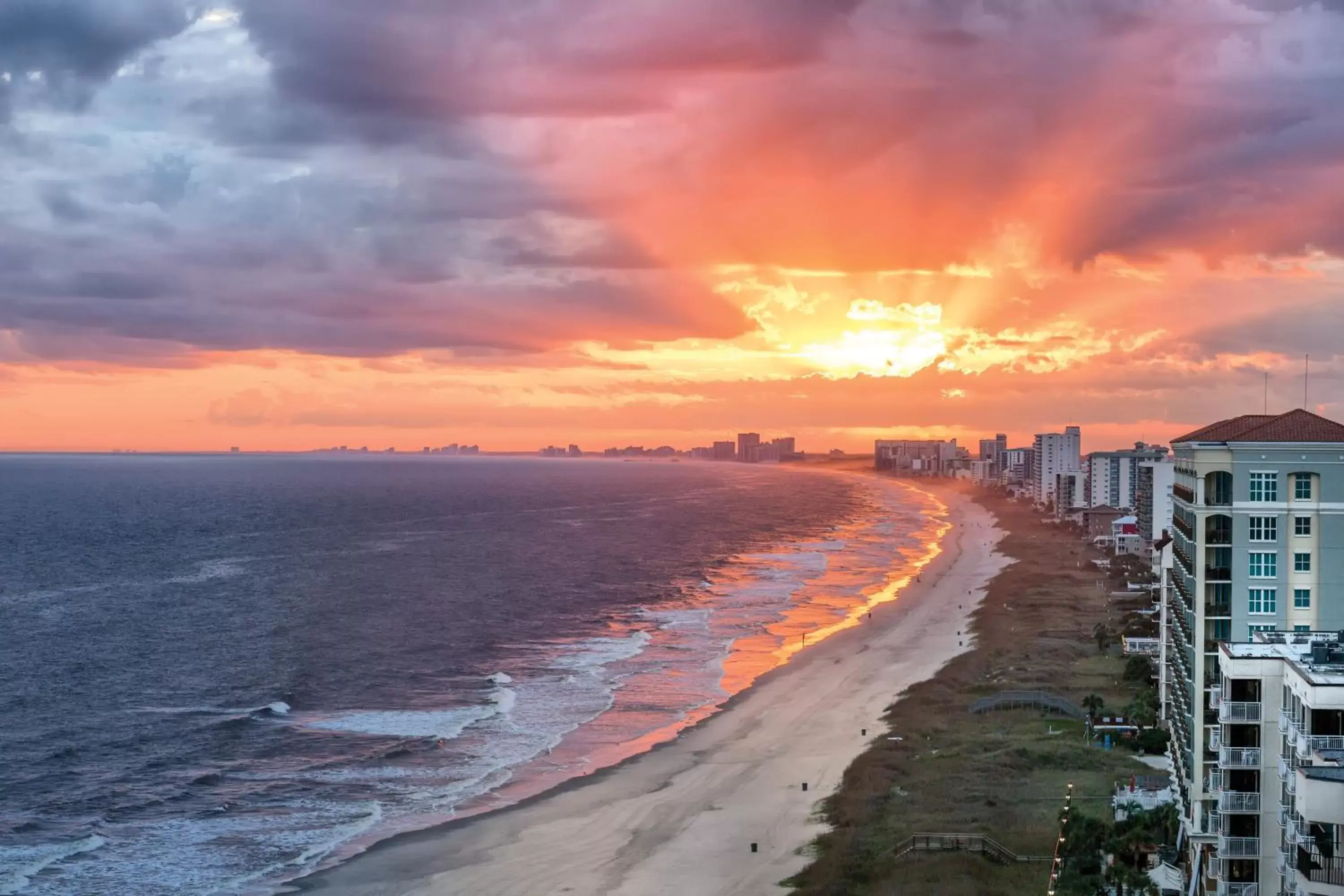 Property building, Beach in Club Wyndham Ocean Boulevard