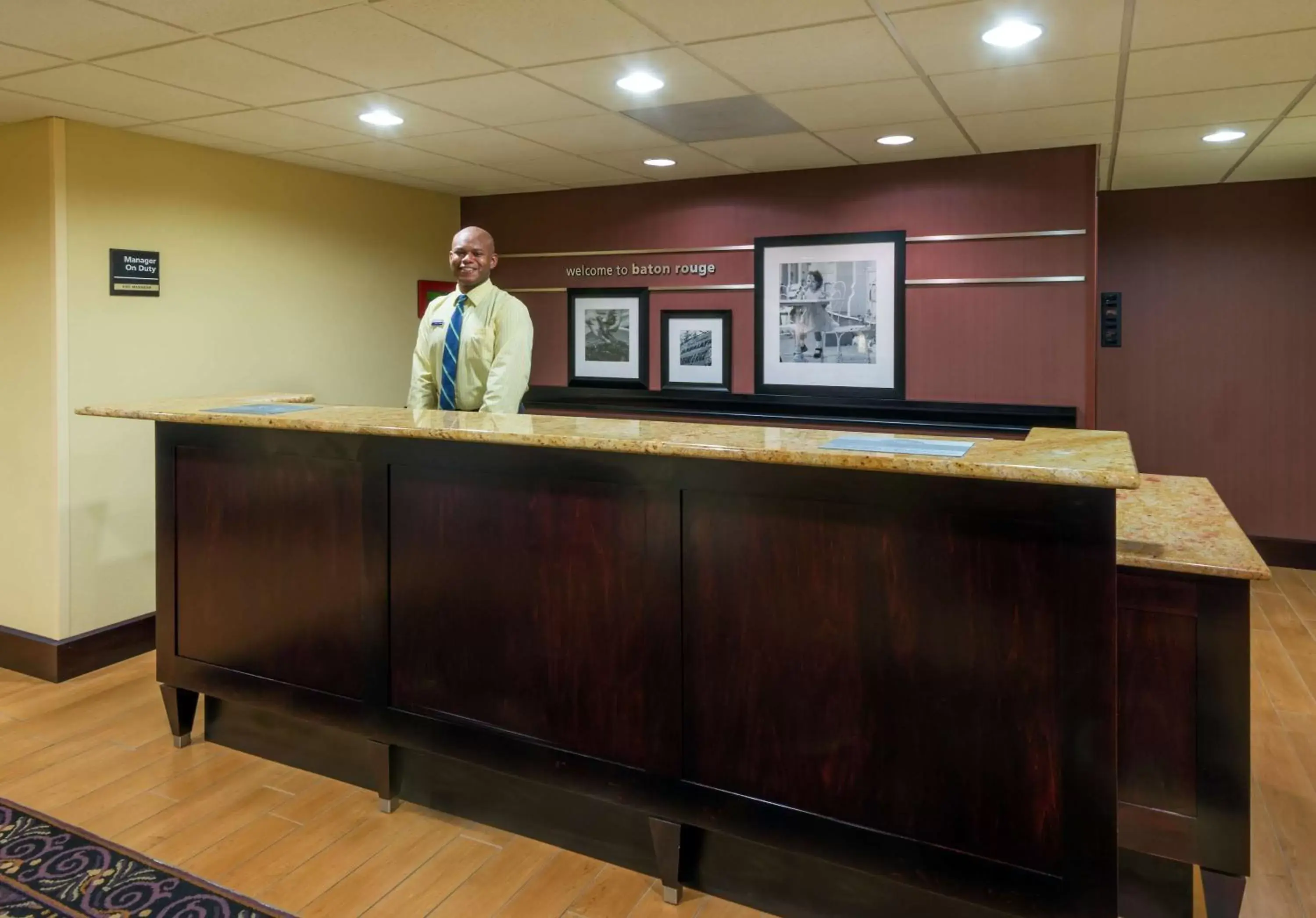 Lobby or reception in Hampton Inn I-10 & College Drive Lobby or reception in Hampton Inn I-10 & College Drive