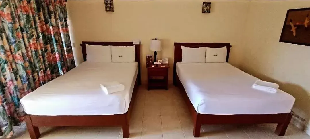 Bed in Hotel Villas Ema