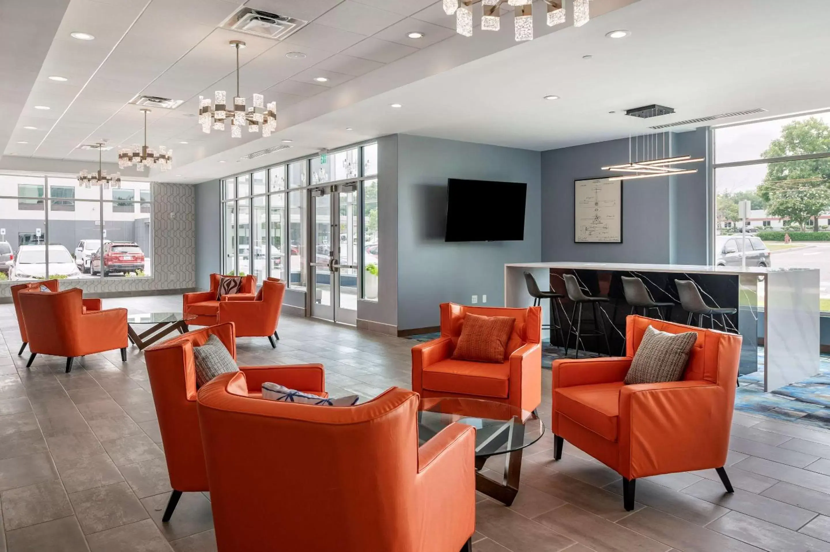 Lobby or reception, Lounge/Bar in Cambria Hotel Nashville Airport