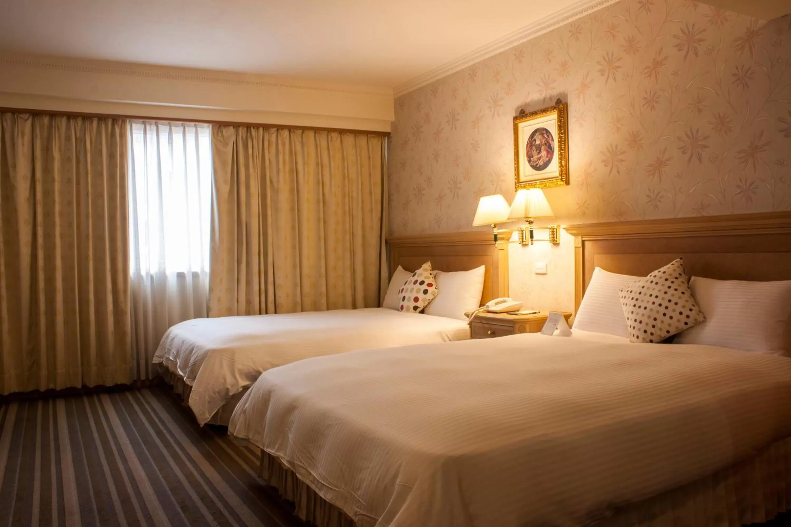 Photo of the whole room, Bed in Cambridge Tainan Hotel