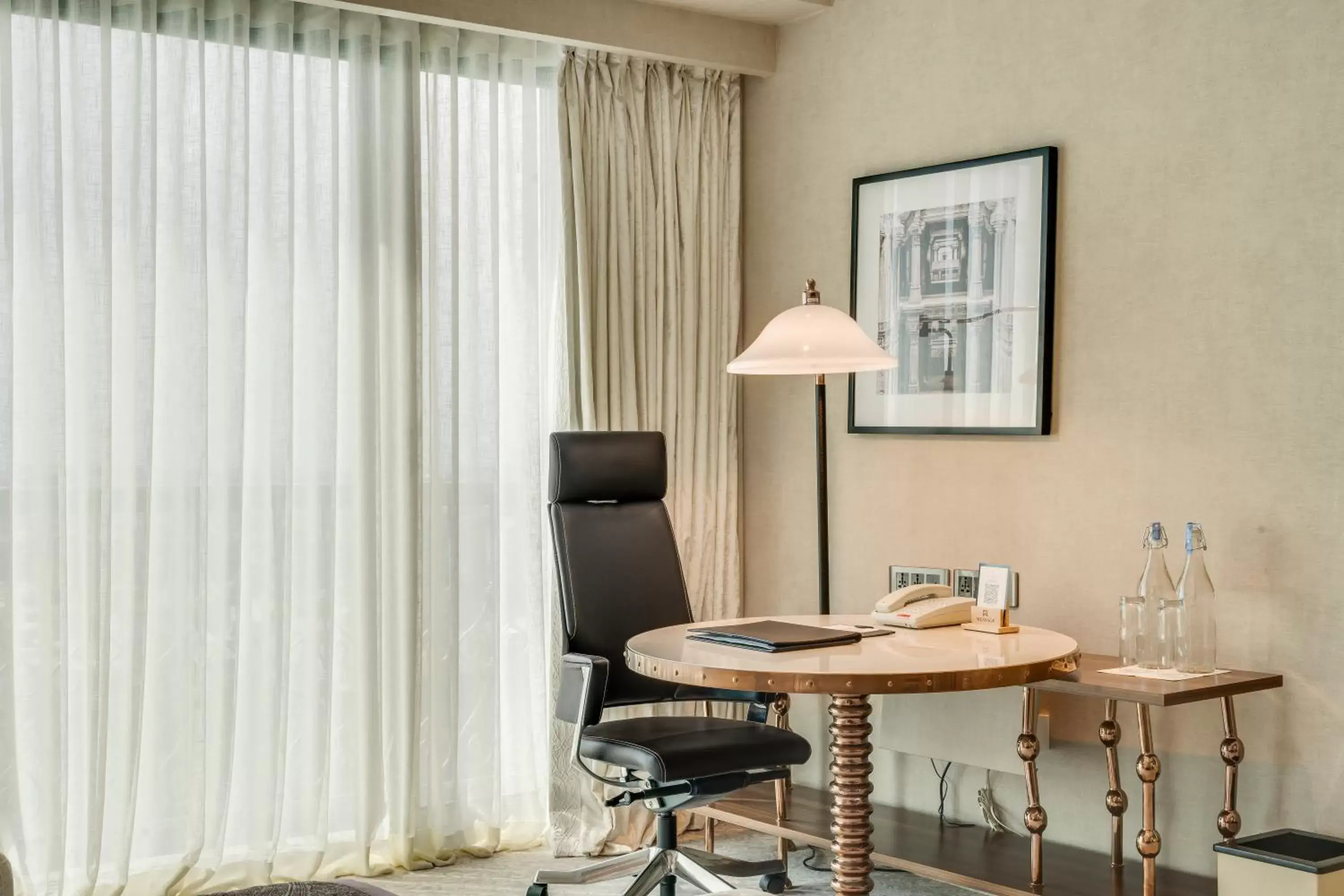 Bedroom, Dining Area in ITC Narmada, a Luxury Collection Hotel, Ahmedabad