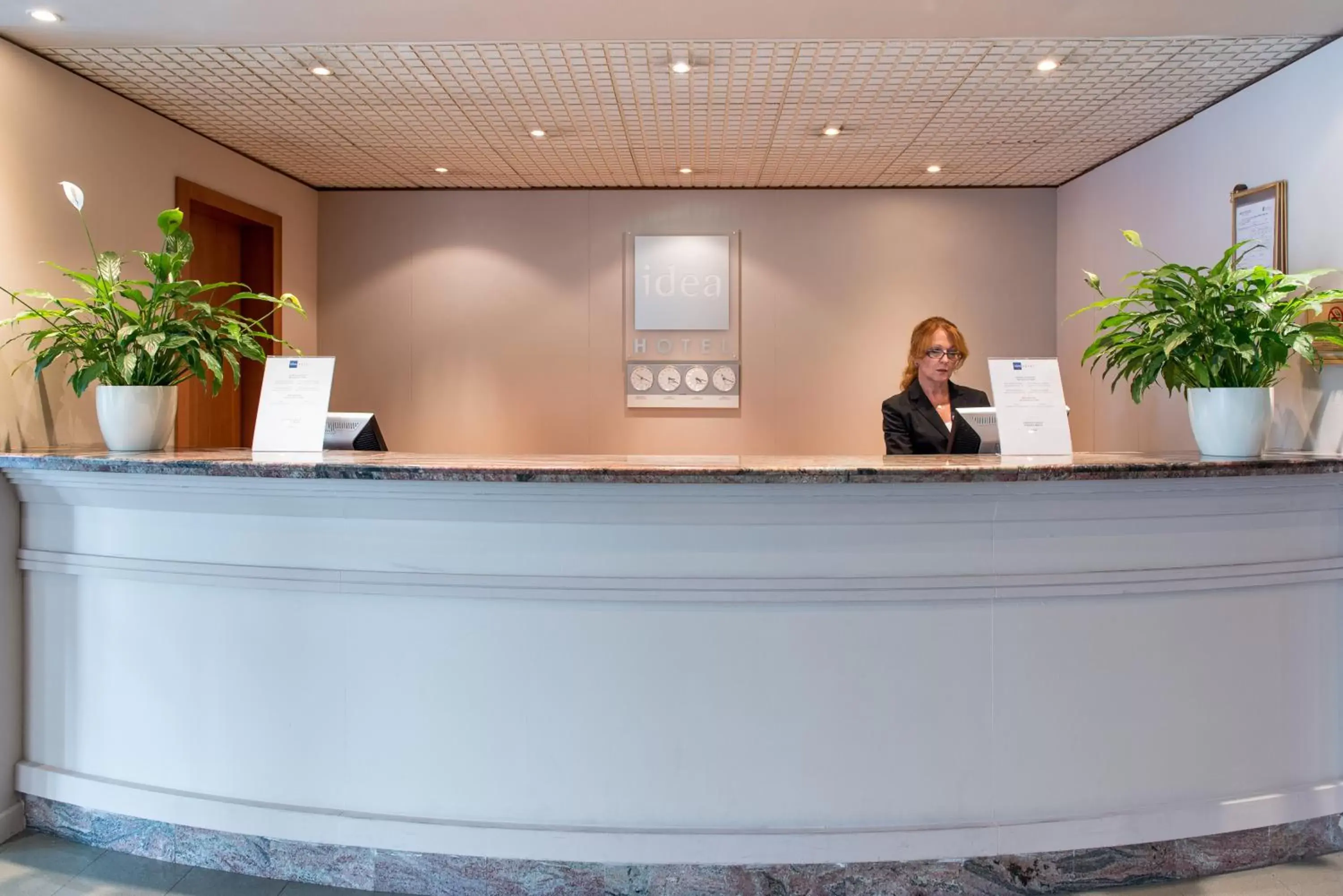 Lobby or reception in Idea Hotel Piacenza Lobby or reception in Idea Hotel Piacenza