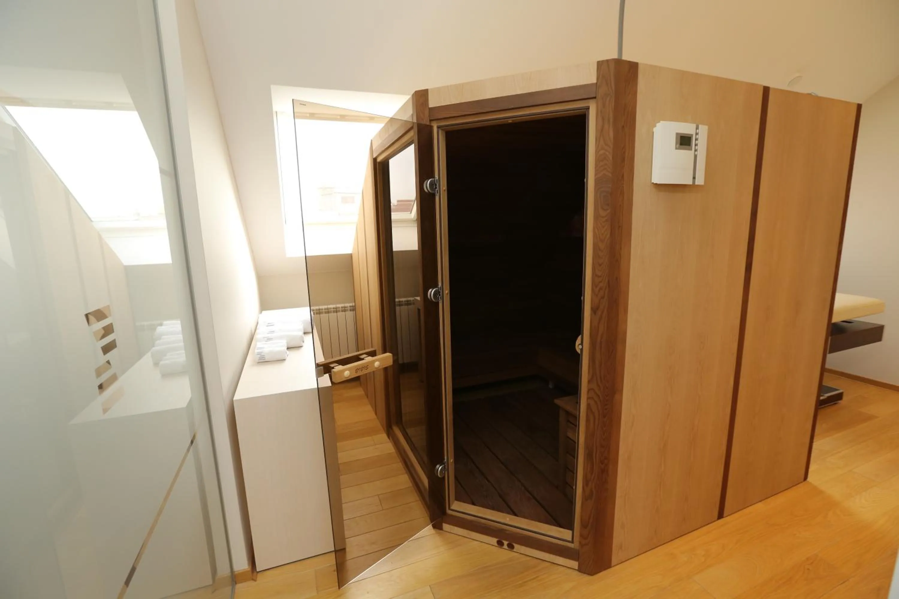 Sauna in Zepter Hotel Belgrade, member of Zepter Hotels