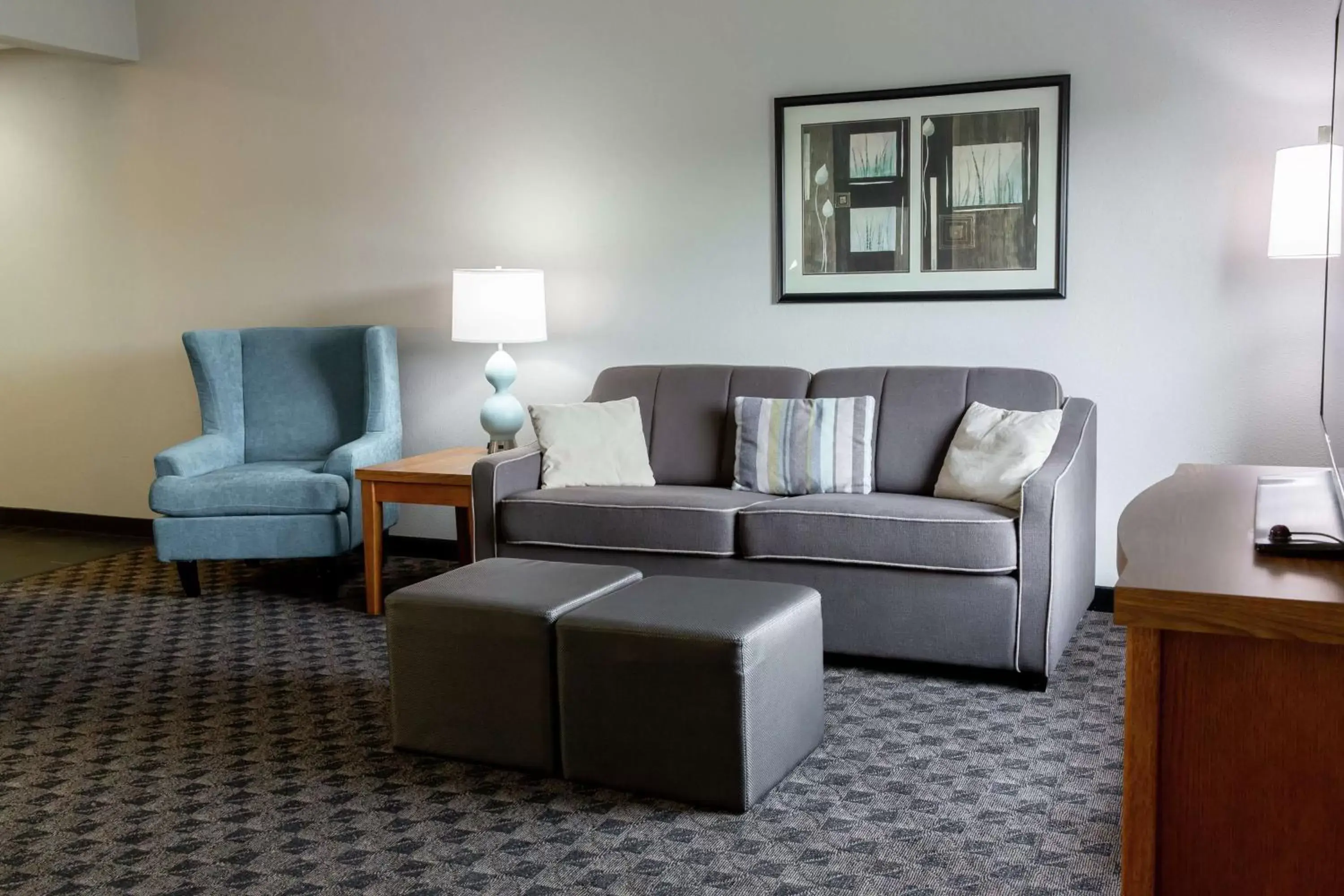 Living room, Seating Area in Hampton Inn & Suites Chesapeake-Square Mall