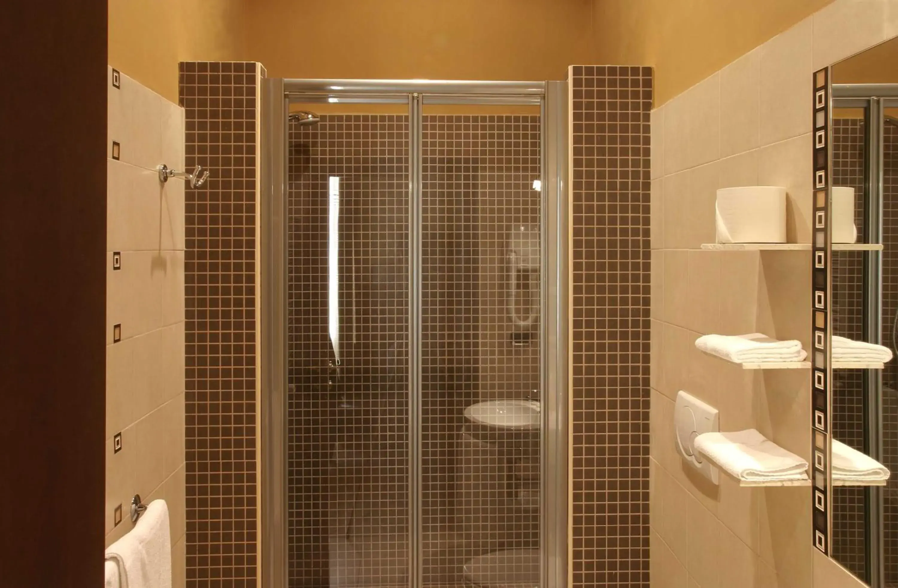 Shower, Bathroom in Basilio 55 Rome