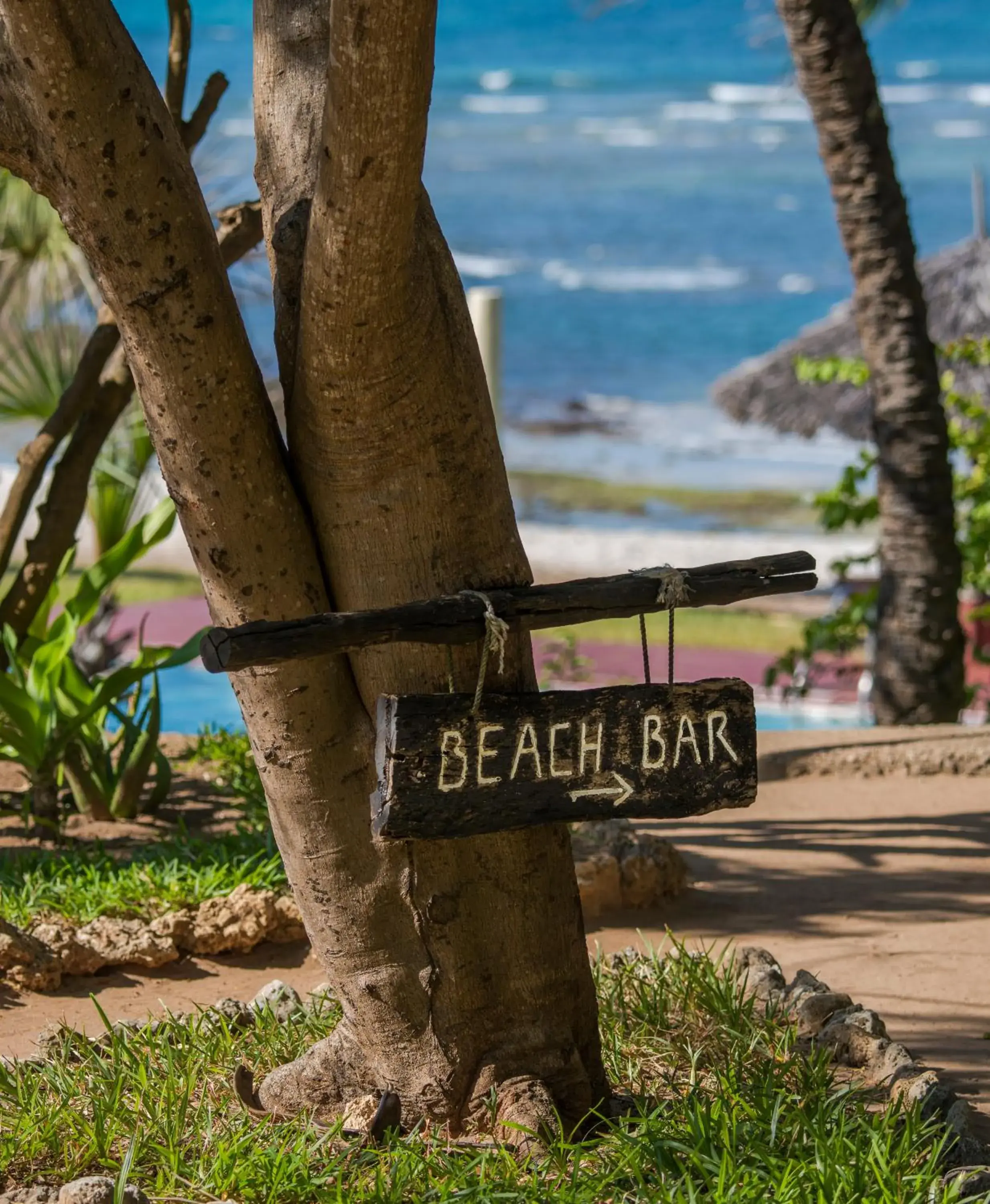 Decorative detail in Amani Beach Hotel