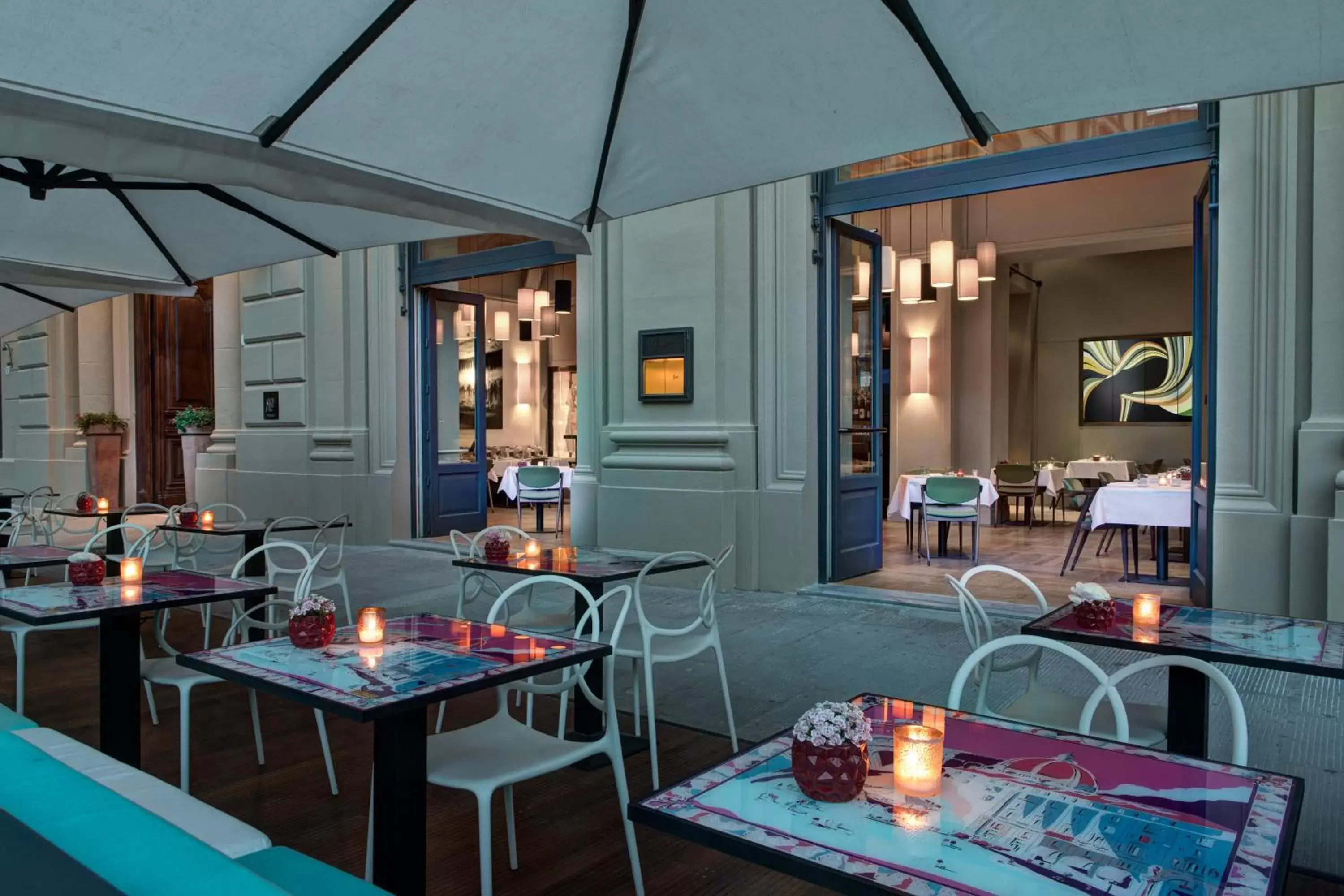 Patio, Restaurant/Places to Eat in Rocco Forte Hotel Savoy