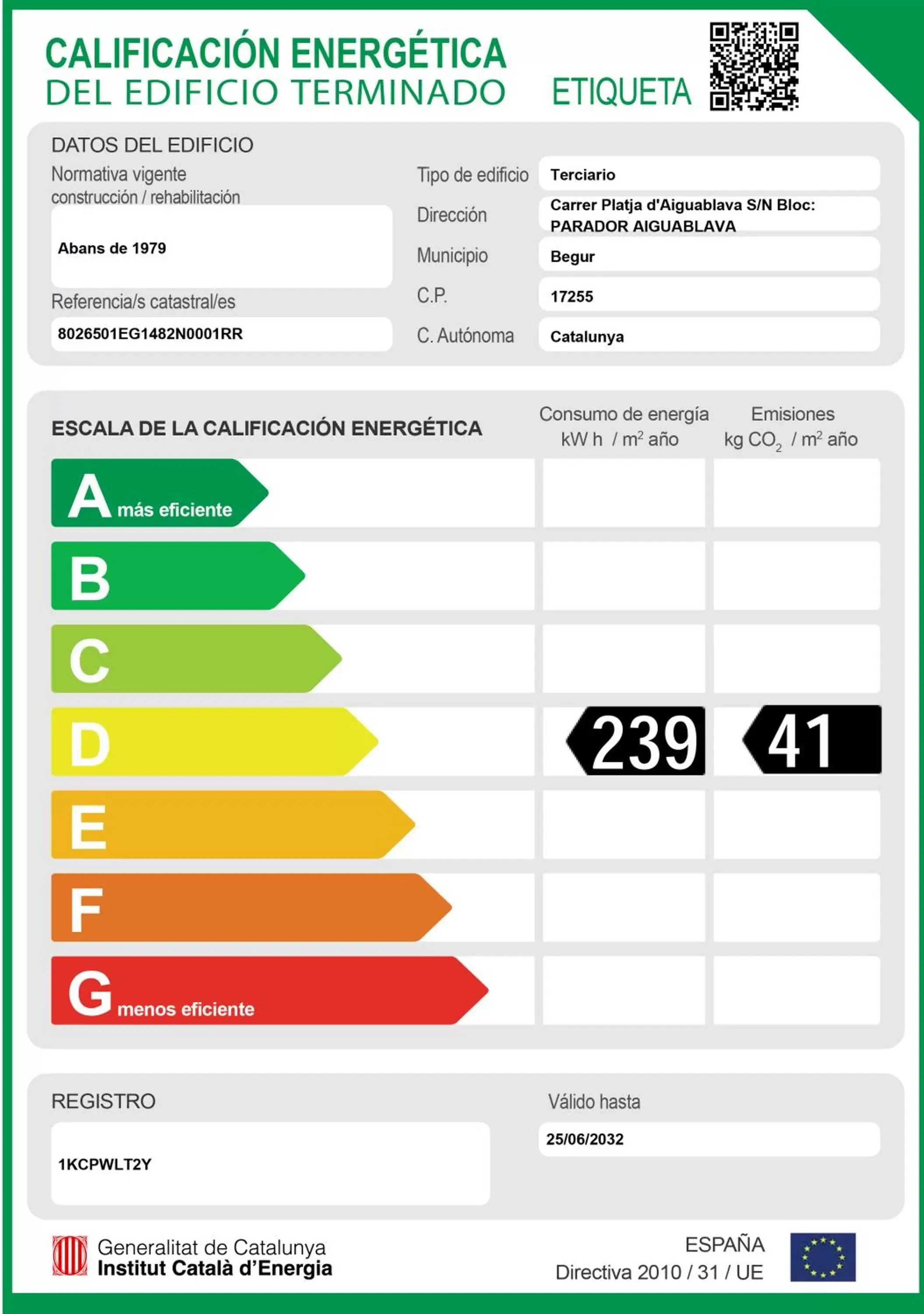 Logo/Certificate/Sign, Floor Plan in Parador de Aiguablava