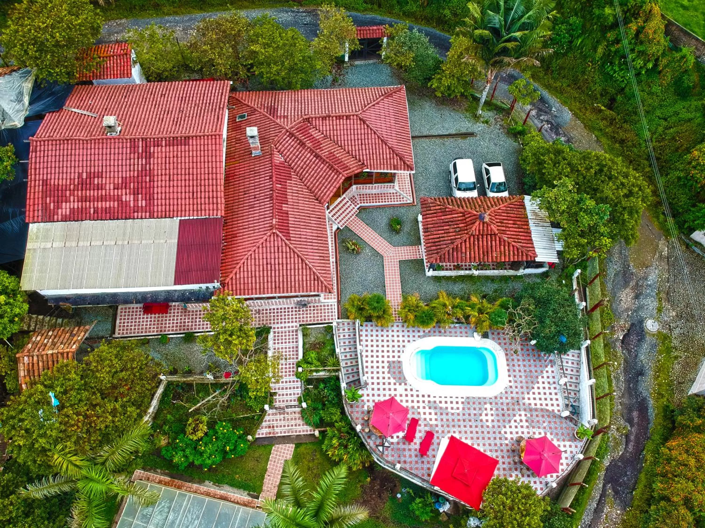 Bird's eye view in Finca Campestre La Adelita B&B