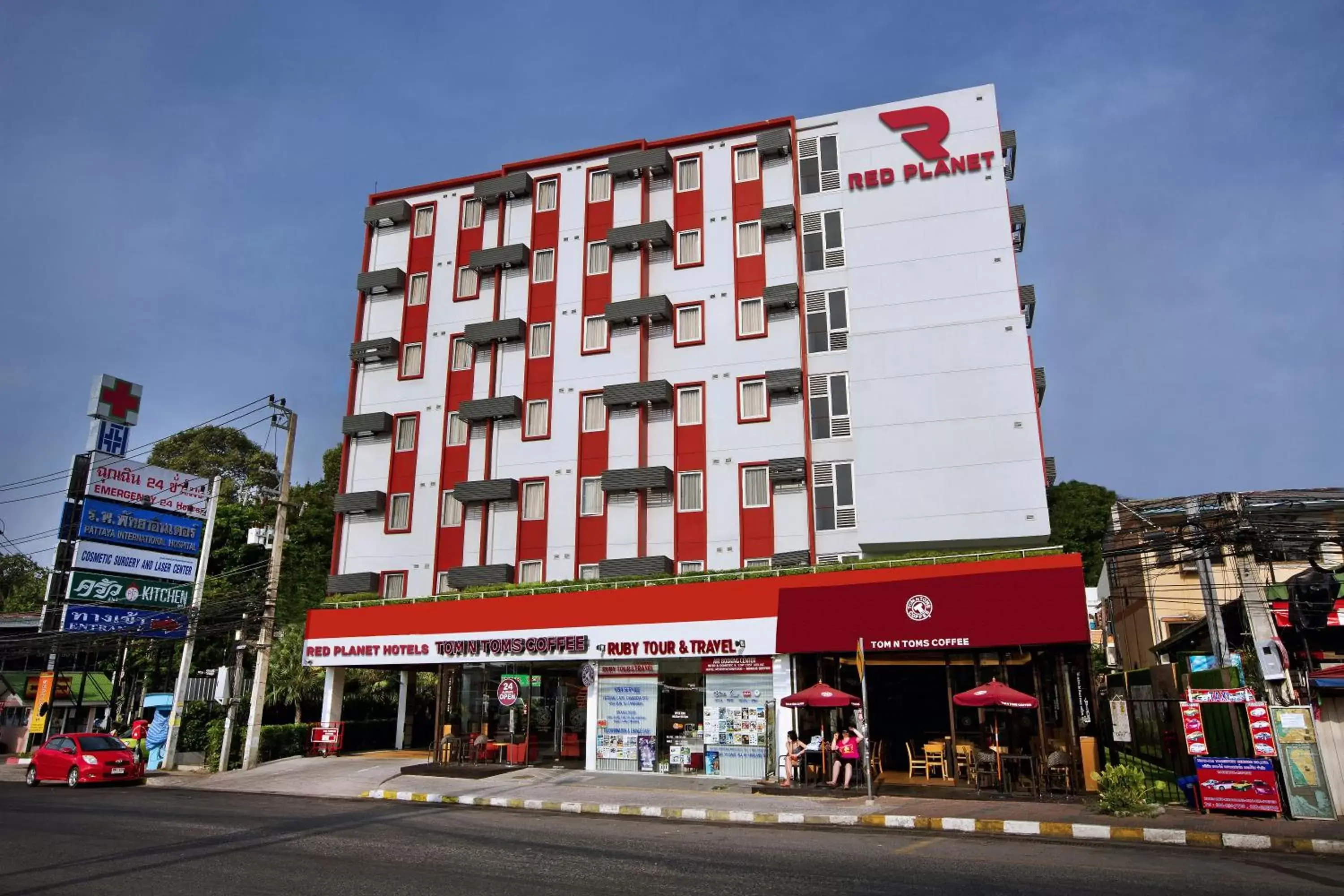 Facade/entrance, Property Building in Red Planet Pattaya SHA Extra Plus
