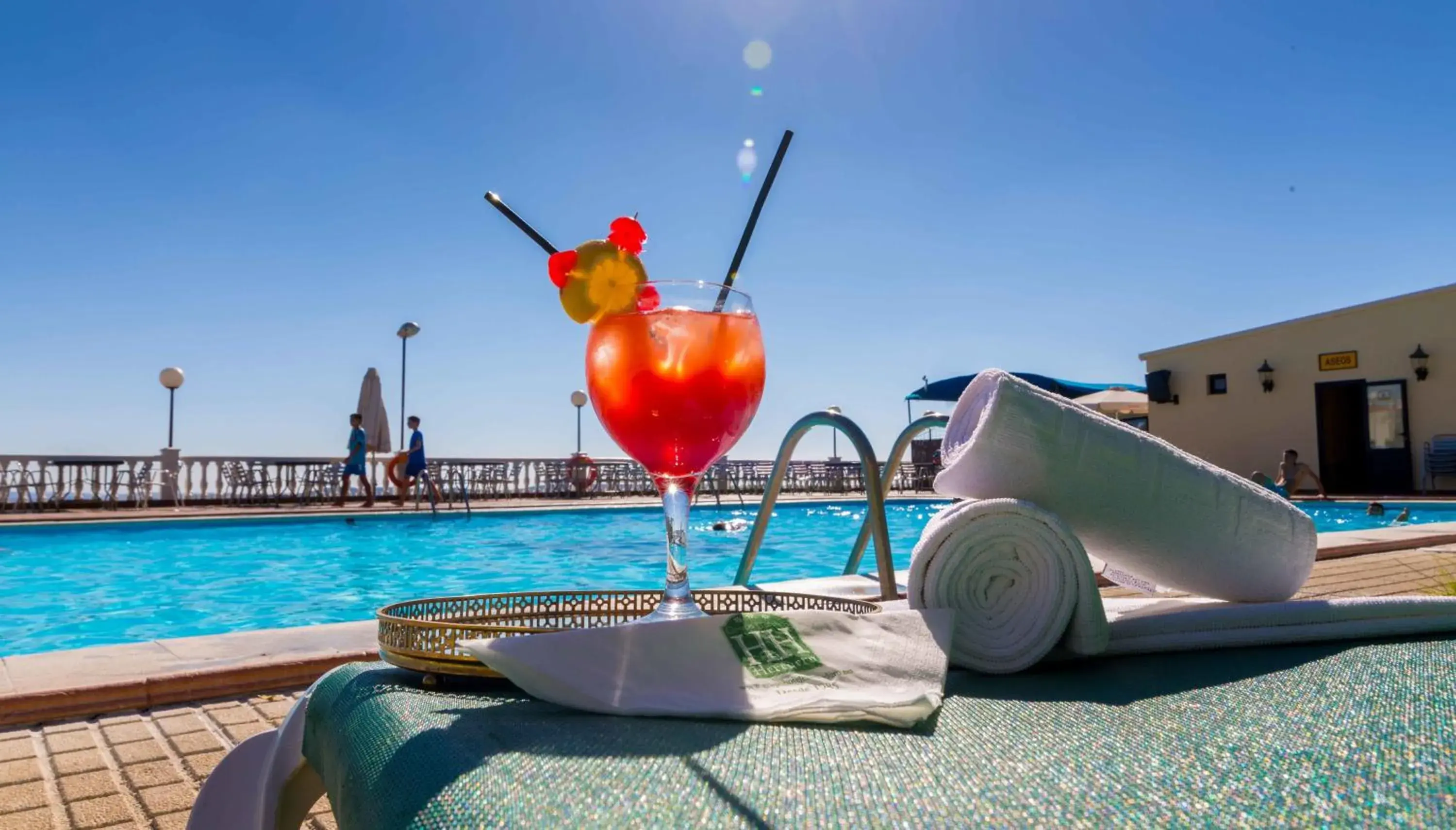 Swimming pool in Hotel Los Templarios Swimming pool in Hotel Los Templarios