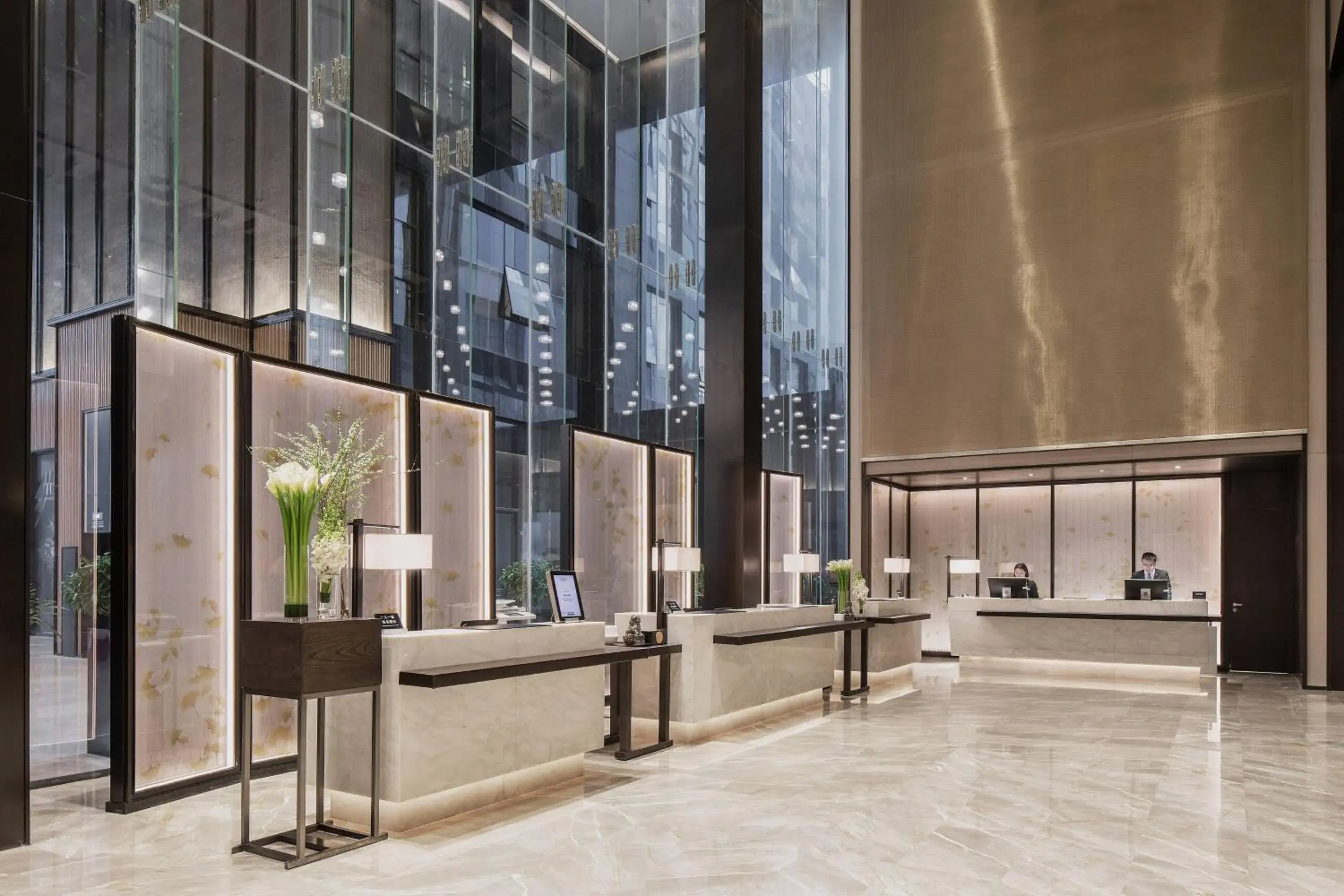 Lobby or reception, Lobby/Reception in Chengdu Marriott Hotel Financial Centre