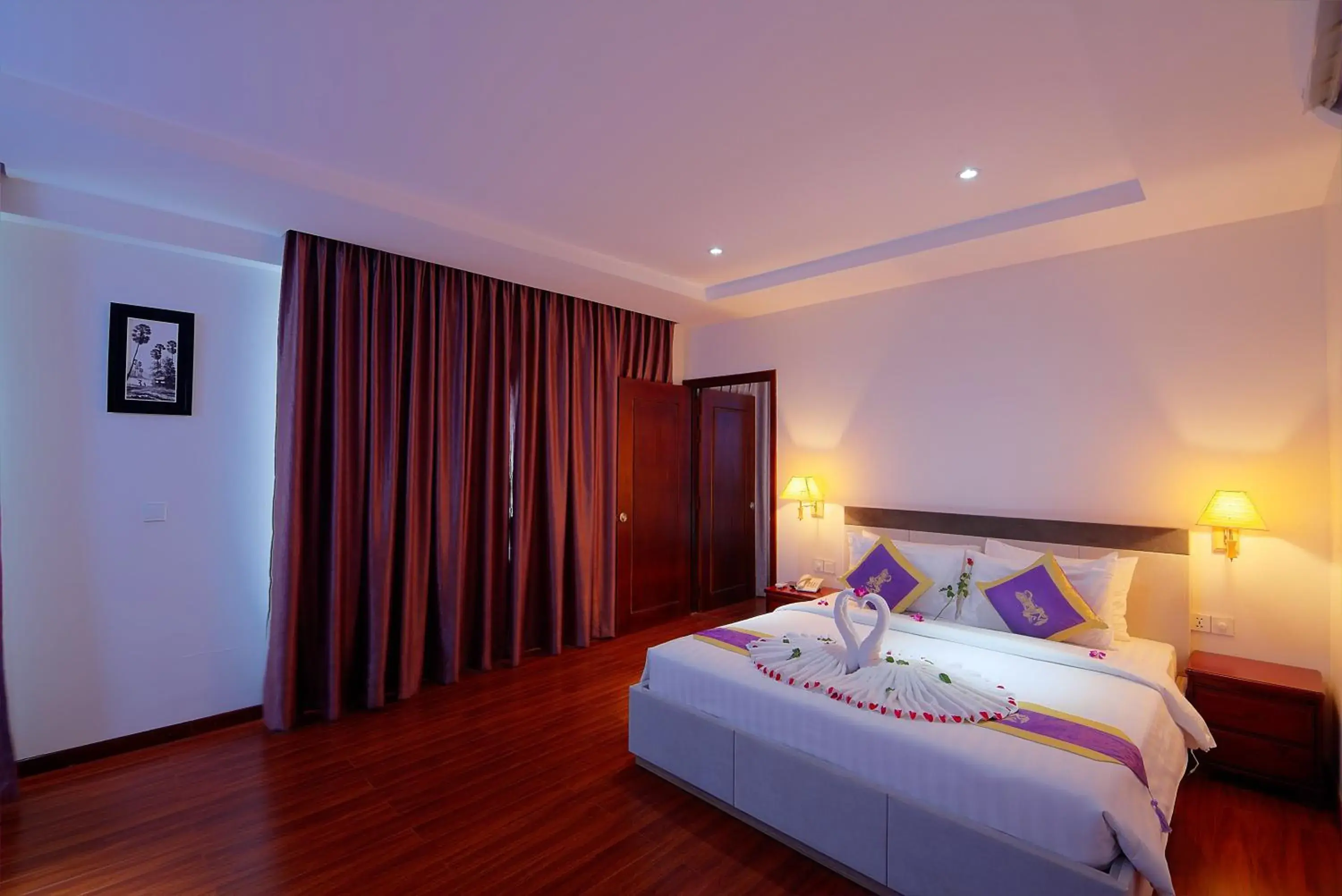 Bedroom, Bed in Starry Angkor Hotel Bedroom, Bed in Starry Angkor Hotel