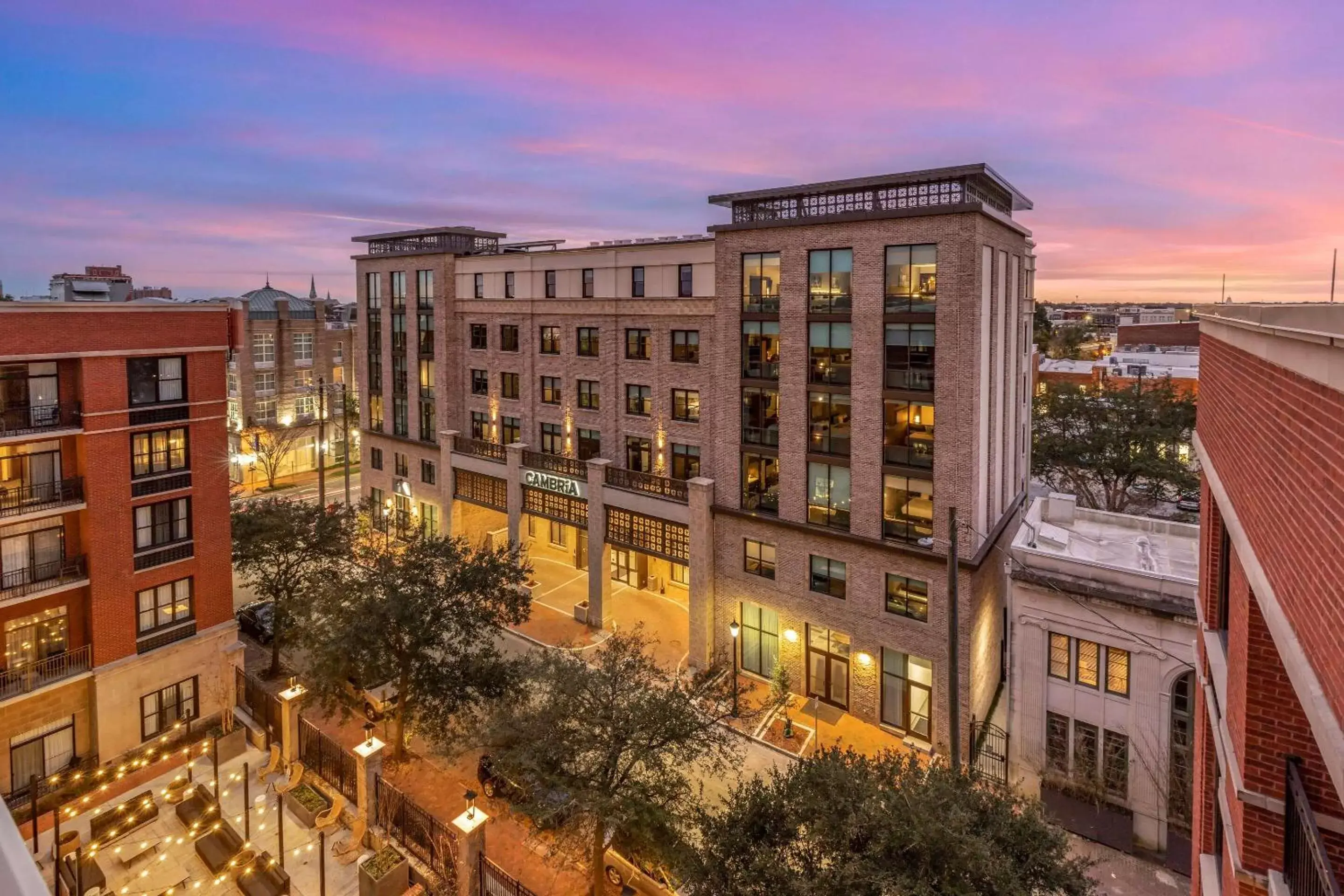 Property building in Cambria Hotel Savannah Downtown Historic District