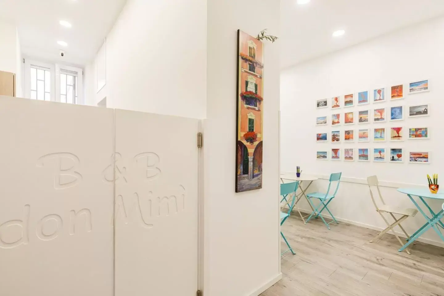 Communal lounge/ TV room in b&b don Mimì