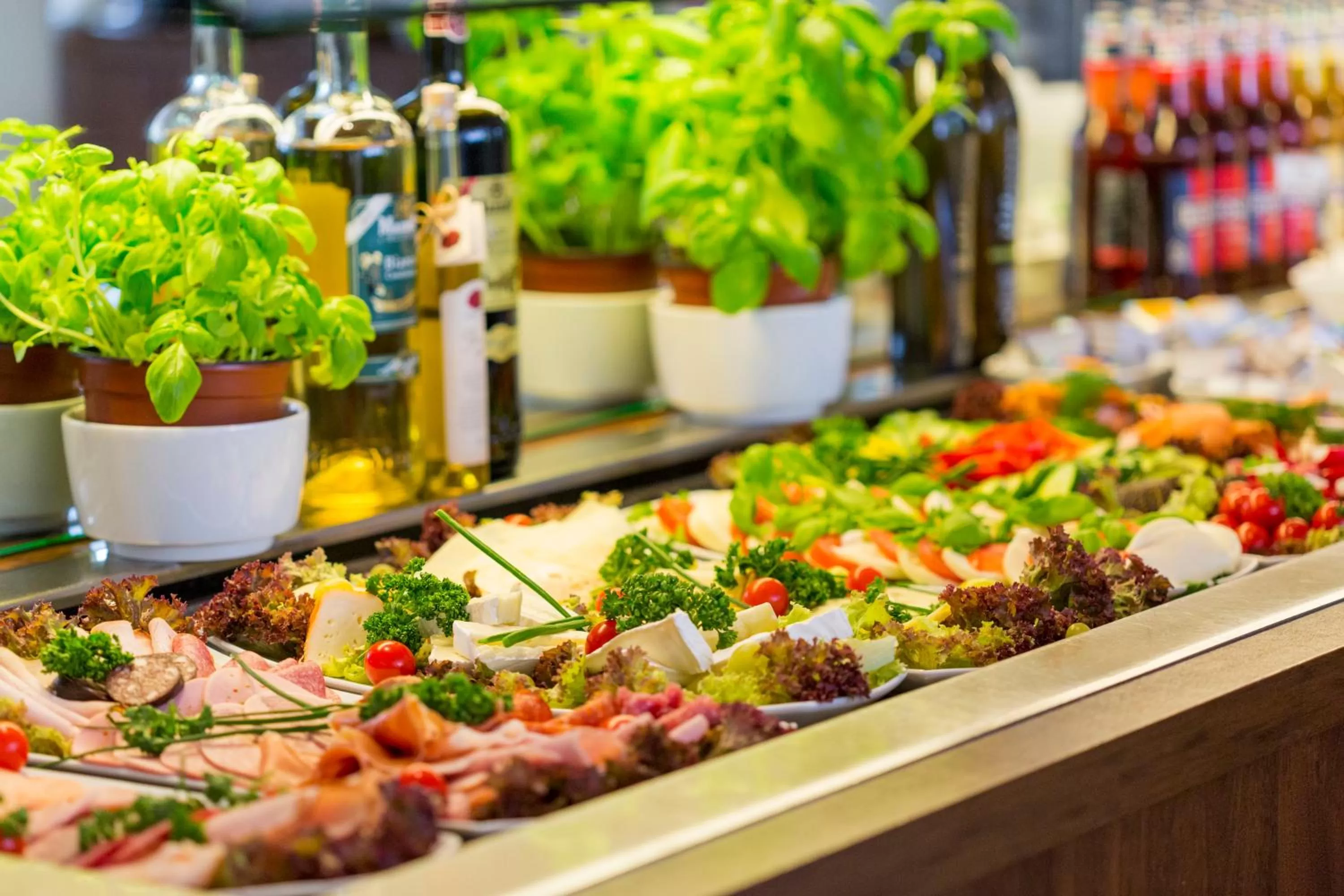 Buffet breakfast in Auszeit Hotel Düsseldorf - das Frühstückshotel