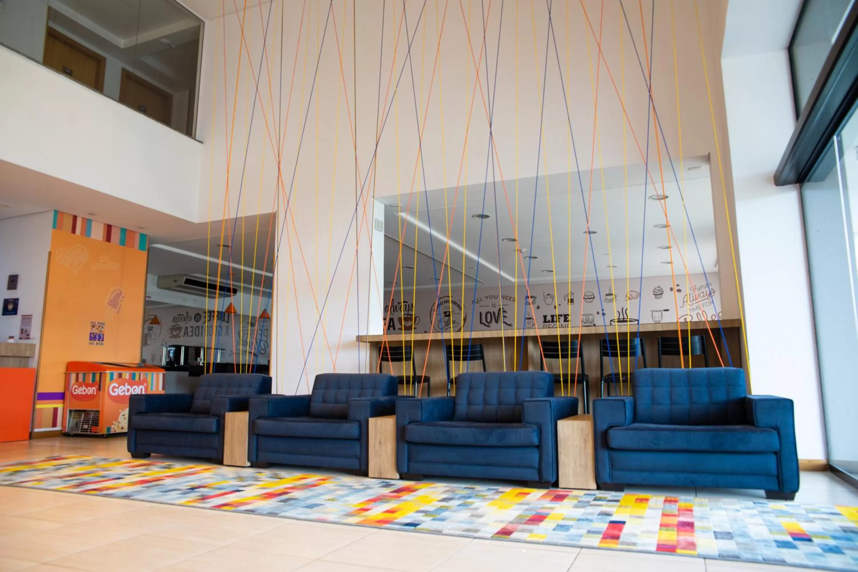 Lobby or reception in Hotel Campo Largo Express