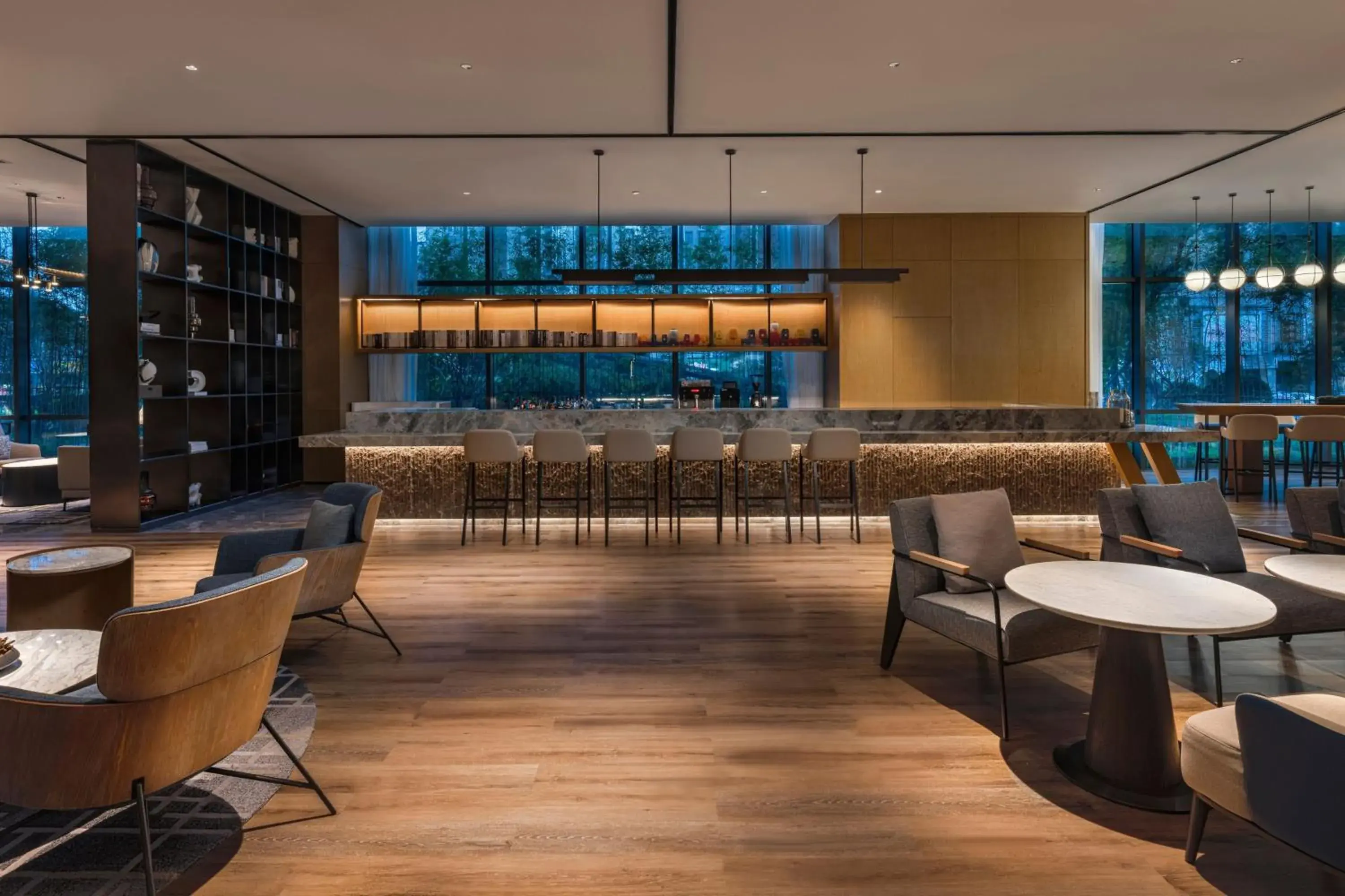 Lounge or bar, Lounge/Bar in Courtyard by Marriott Foshan Gaoming