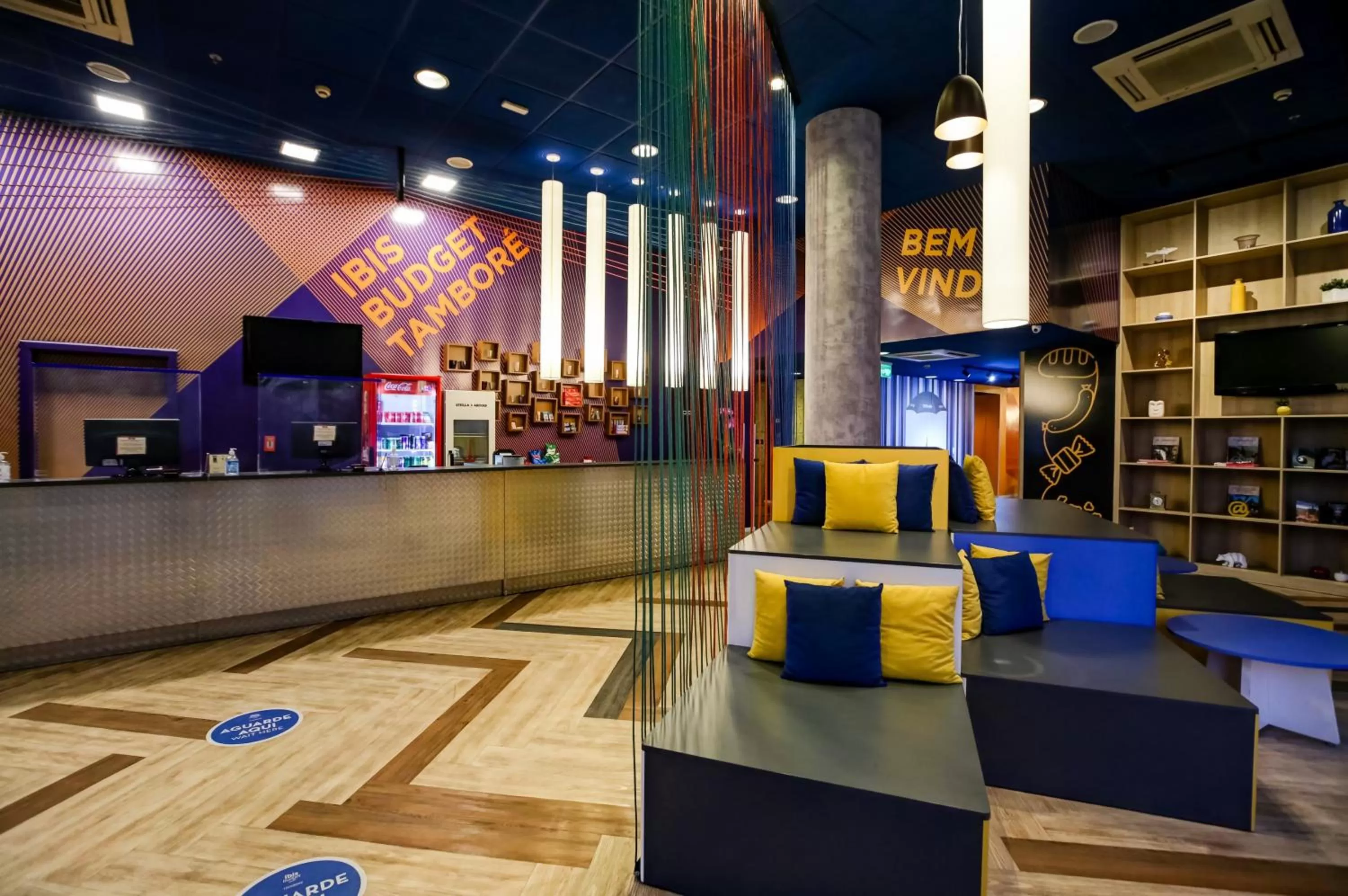 Lobby or reception in ibis budget Tambore