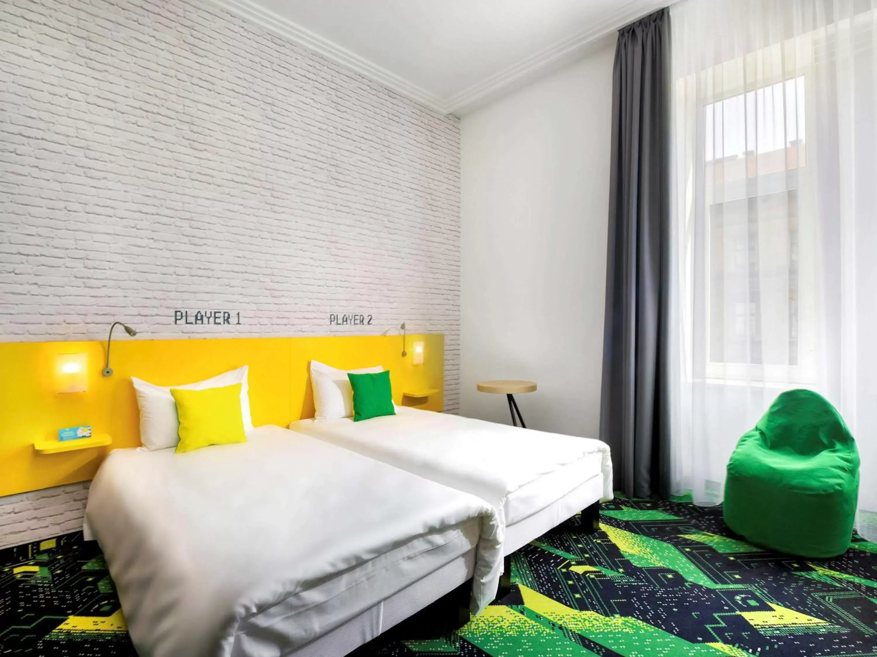 Bed in Ibis Styles Budapest Center