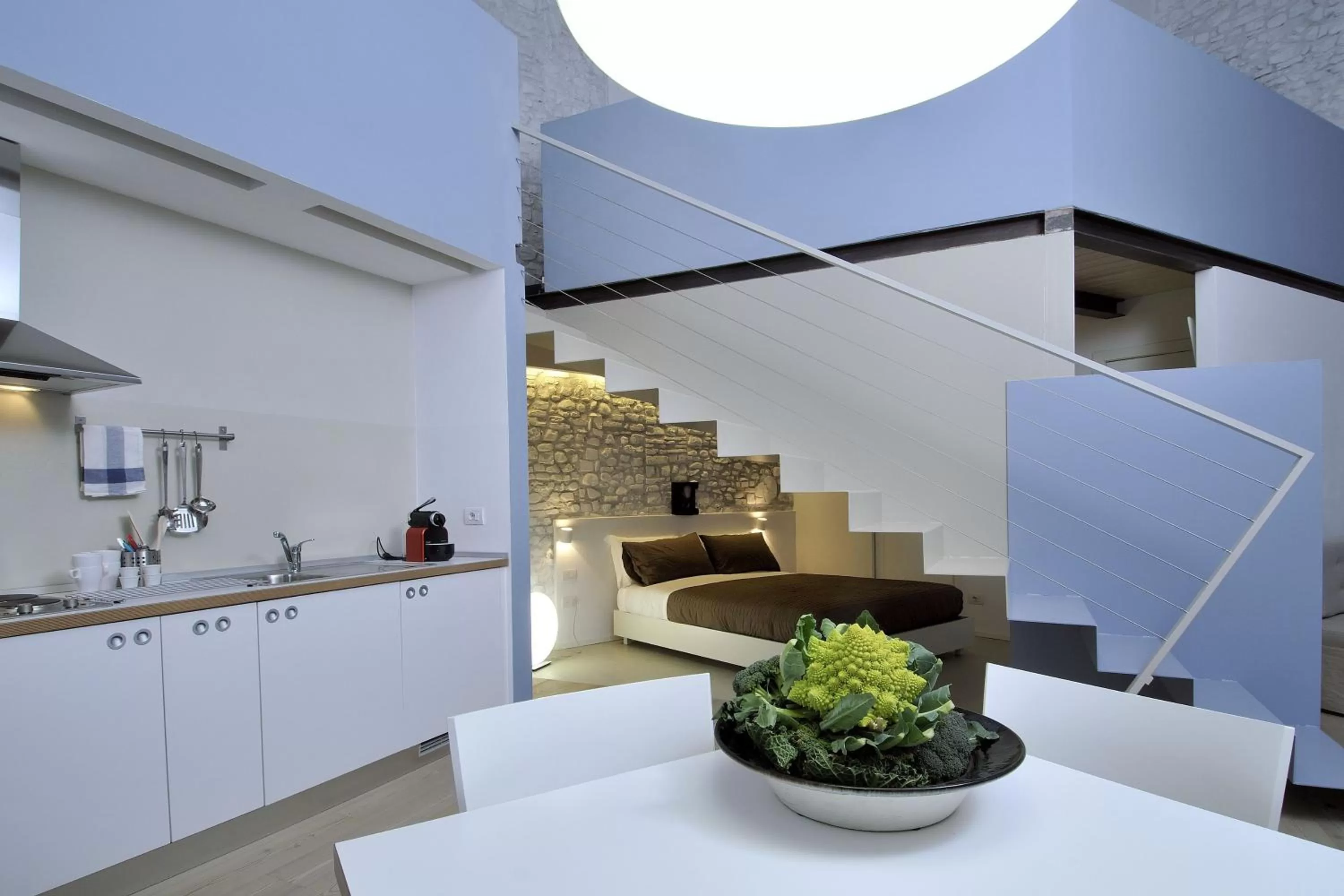 Kitchen or kitchenette in Villa Aruch