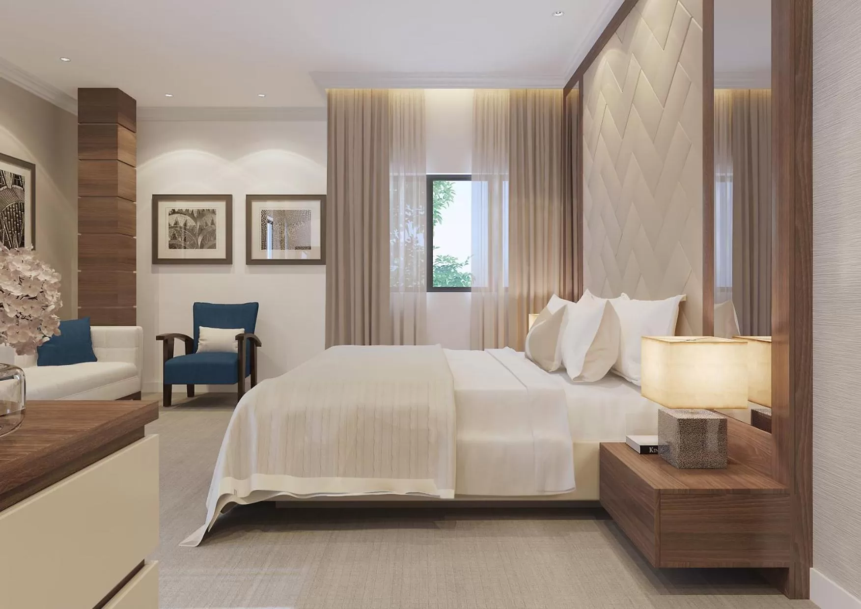 Bed in Plush Hotel,Abuja