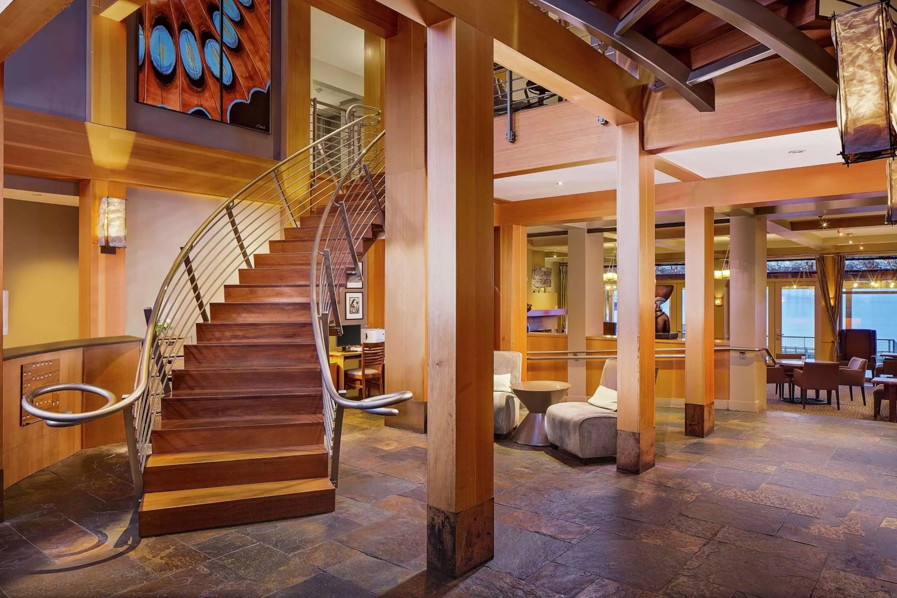 Lobby or reception in Chrysalis Inn & Spa Bellingham, Curio Collection by Hilton