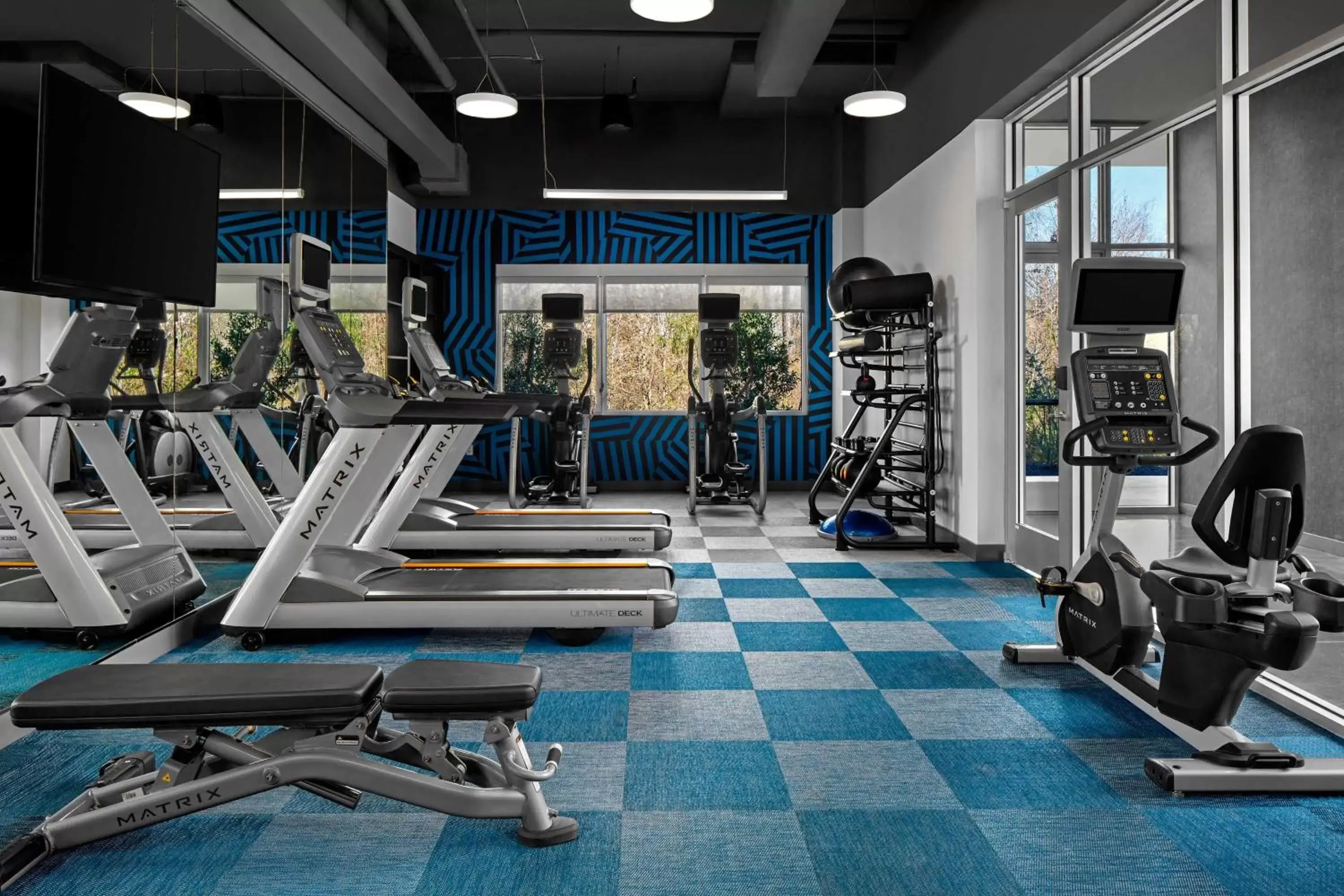 Fitness centre/facilities, Fitness Center/Facilities in Aloft Houston Shenandoah - The Woodlands