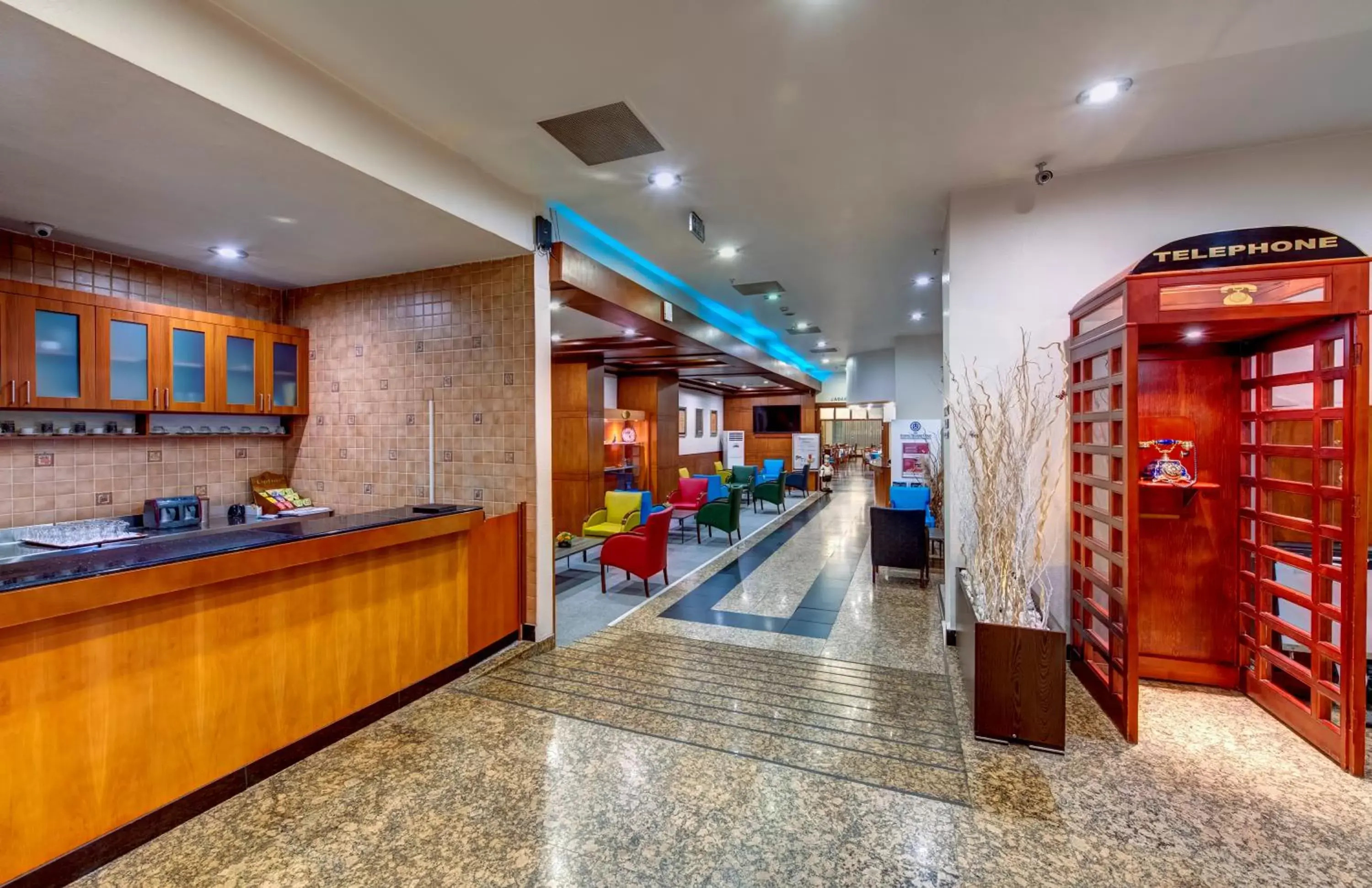 Communal lounge/ TV room, Lobby/Reception in Bera Konya Hotel