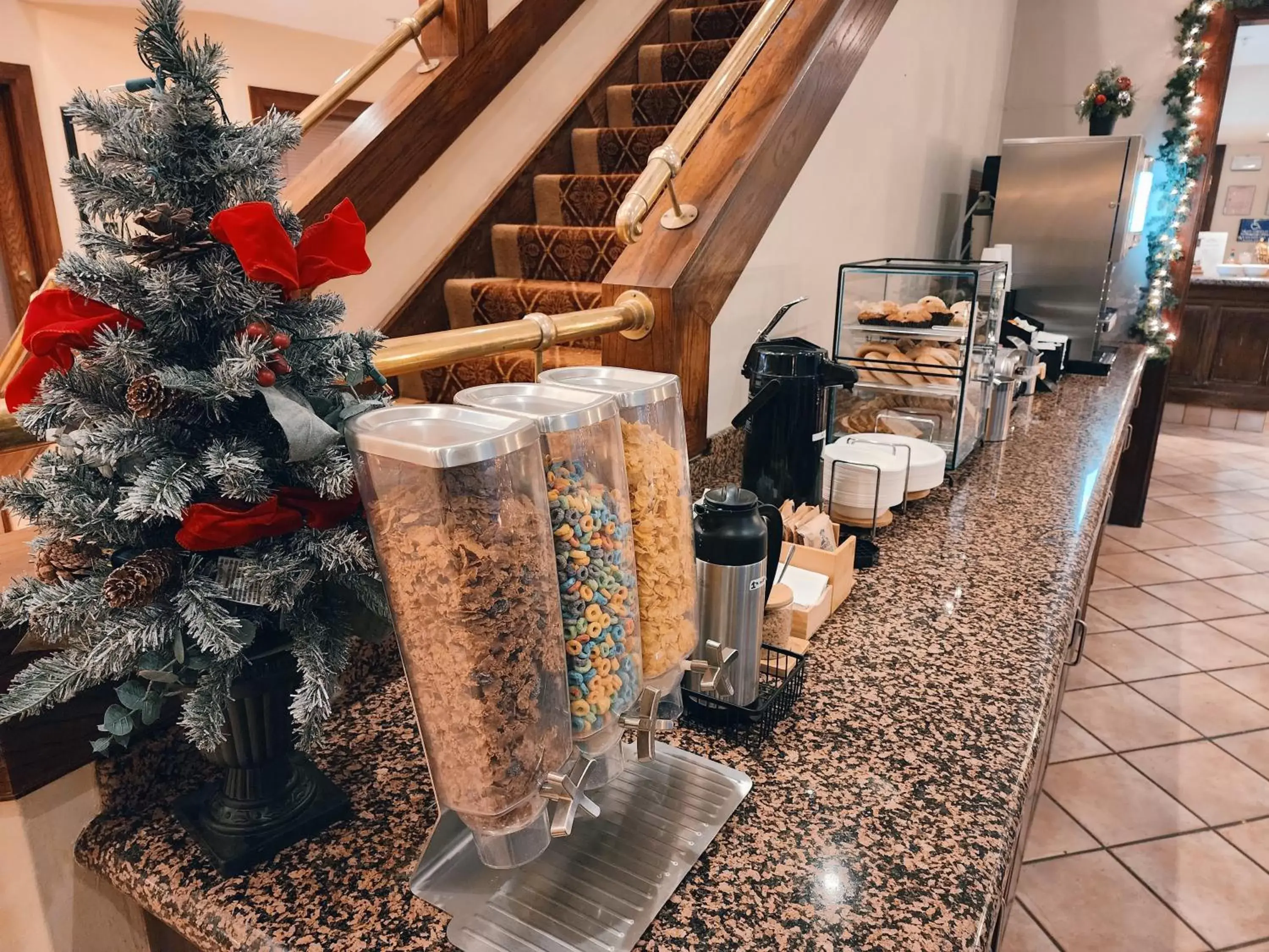 Buffet breakfast in Chase Suite Hotel Newark Fremont Buffet breakfast in Chase Suite Hotel Newark Fremont