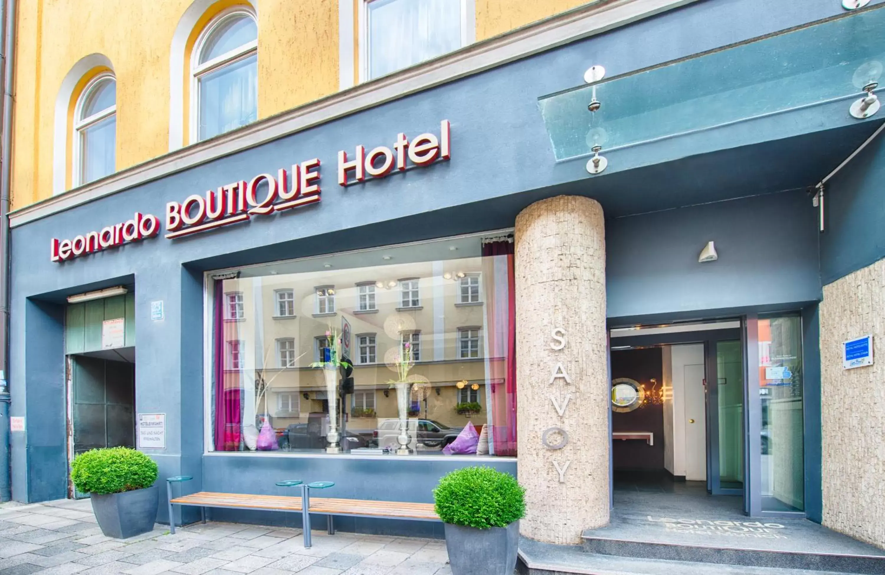 Property building in Leonardo Boutique Hotel Munich